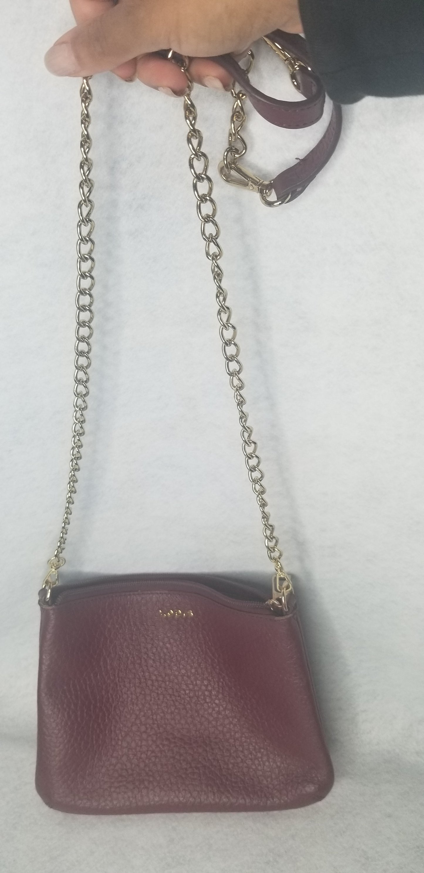 Lodis Convertible Leather Clutch Purse