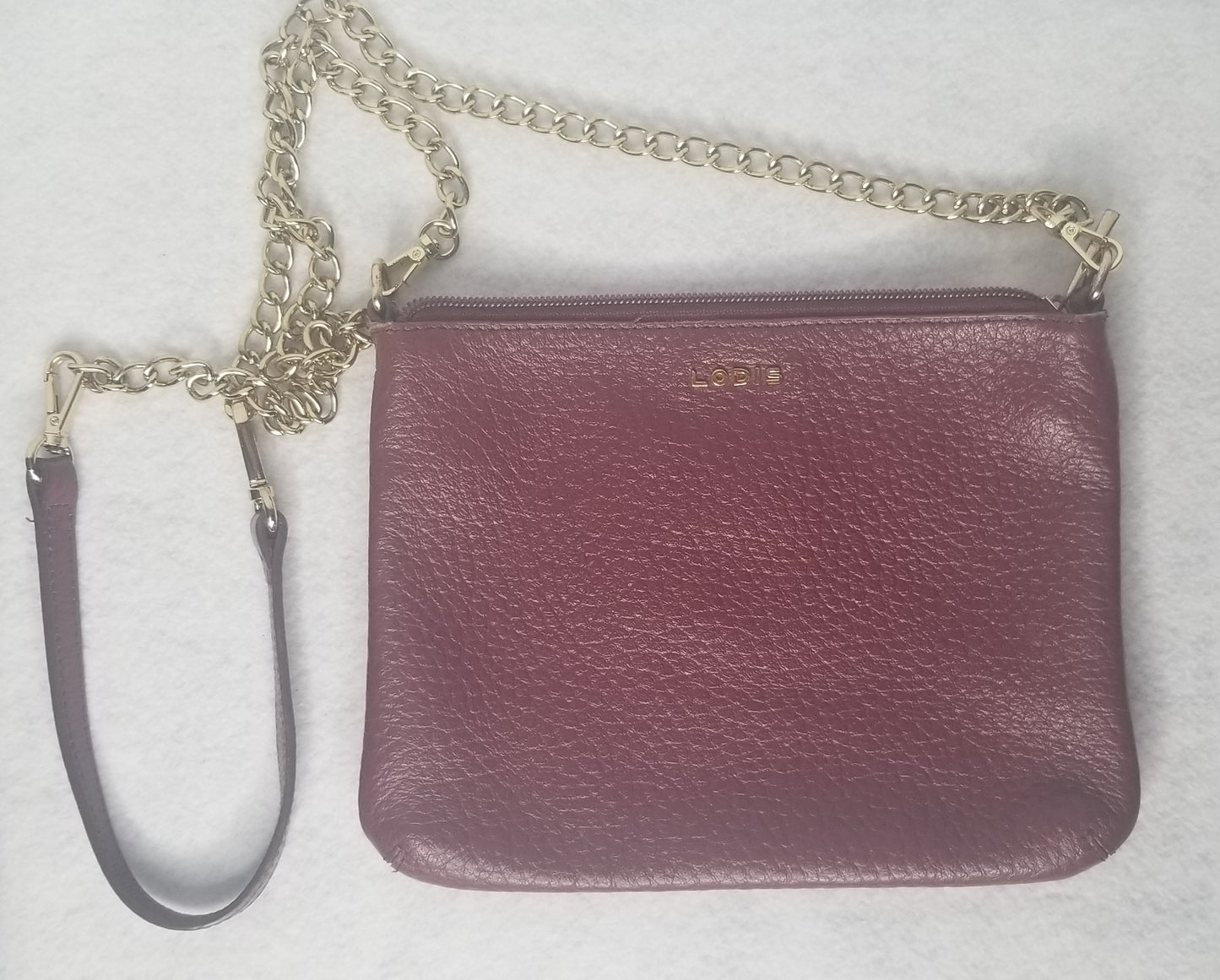 Lodis Convertible Leather Clutch Purse