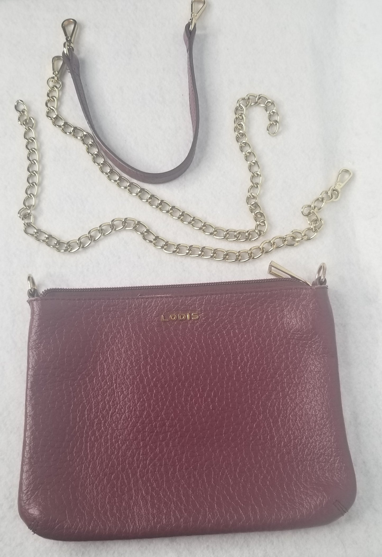 Lodis Convertible Leather Clutch Purse