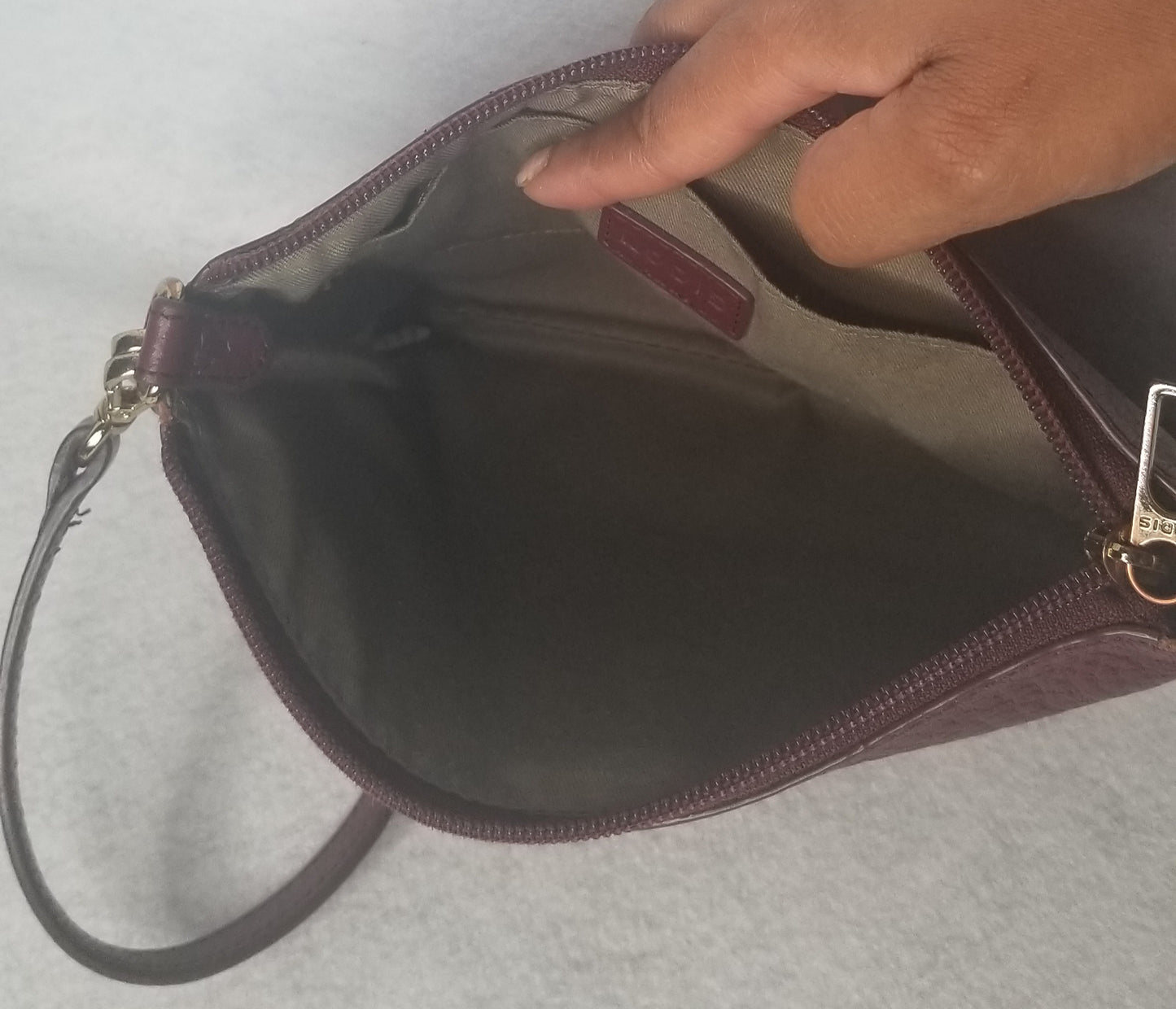 Lodis Convertible Leather Clutch Purse