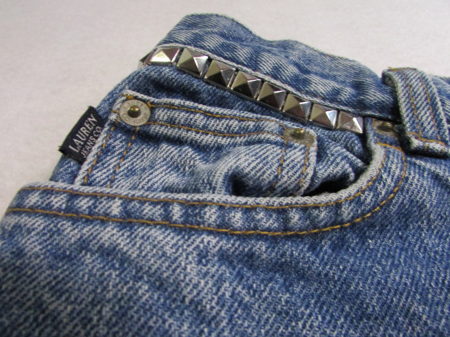 LRL Studded Denim Shorts - Women's Size 4