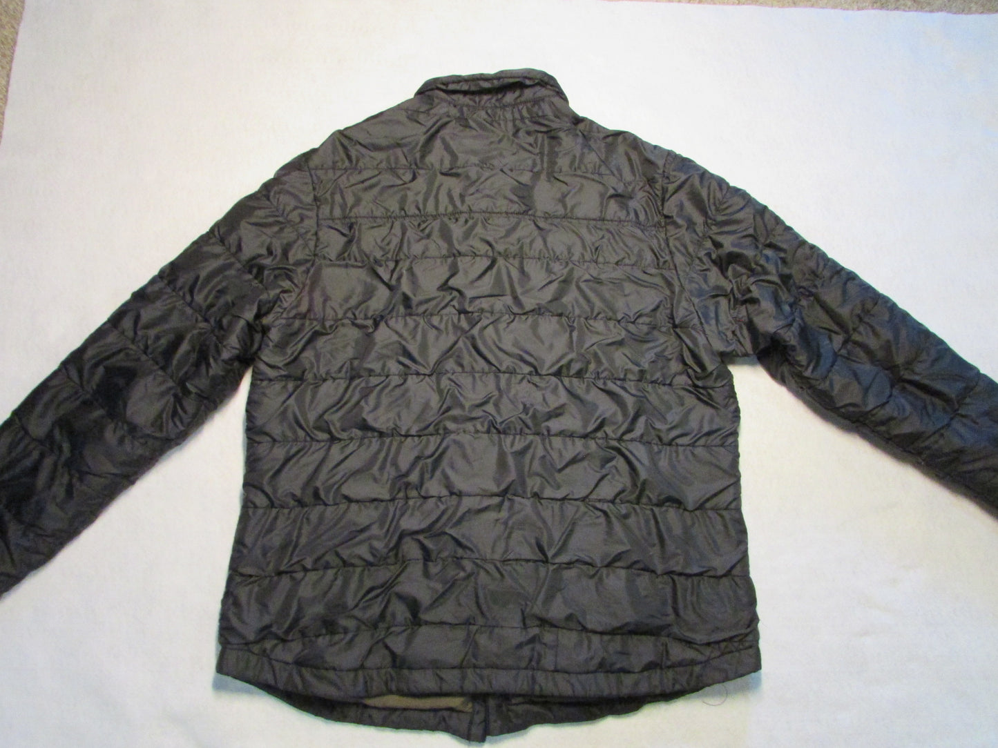 Duckworth Wool Men's Puffer Jacket Charcoal Gray - Size L