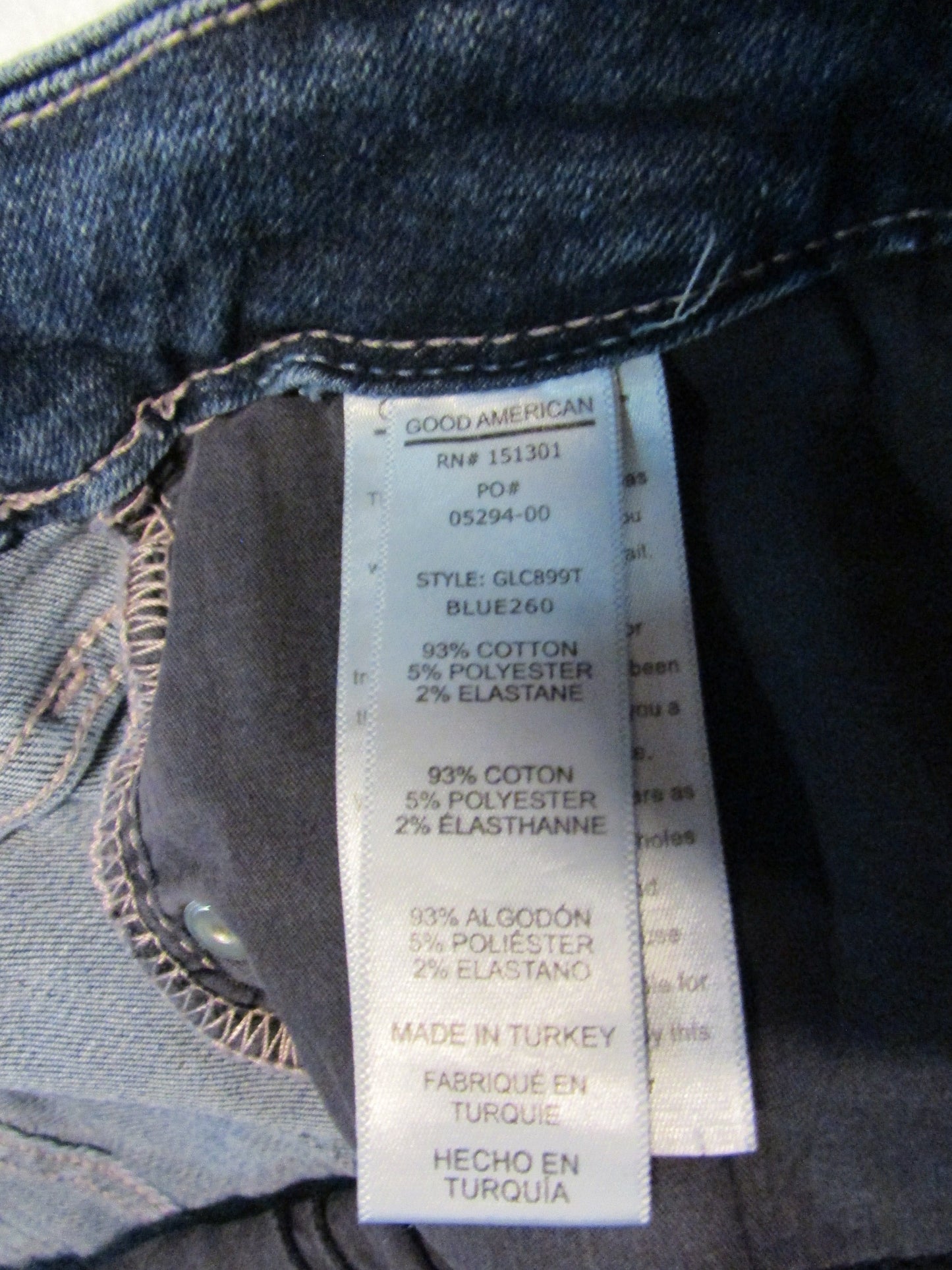 Good American Good Legs Crops Stretch Jeans - Women's size 4/27