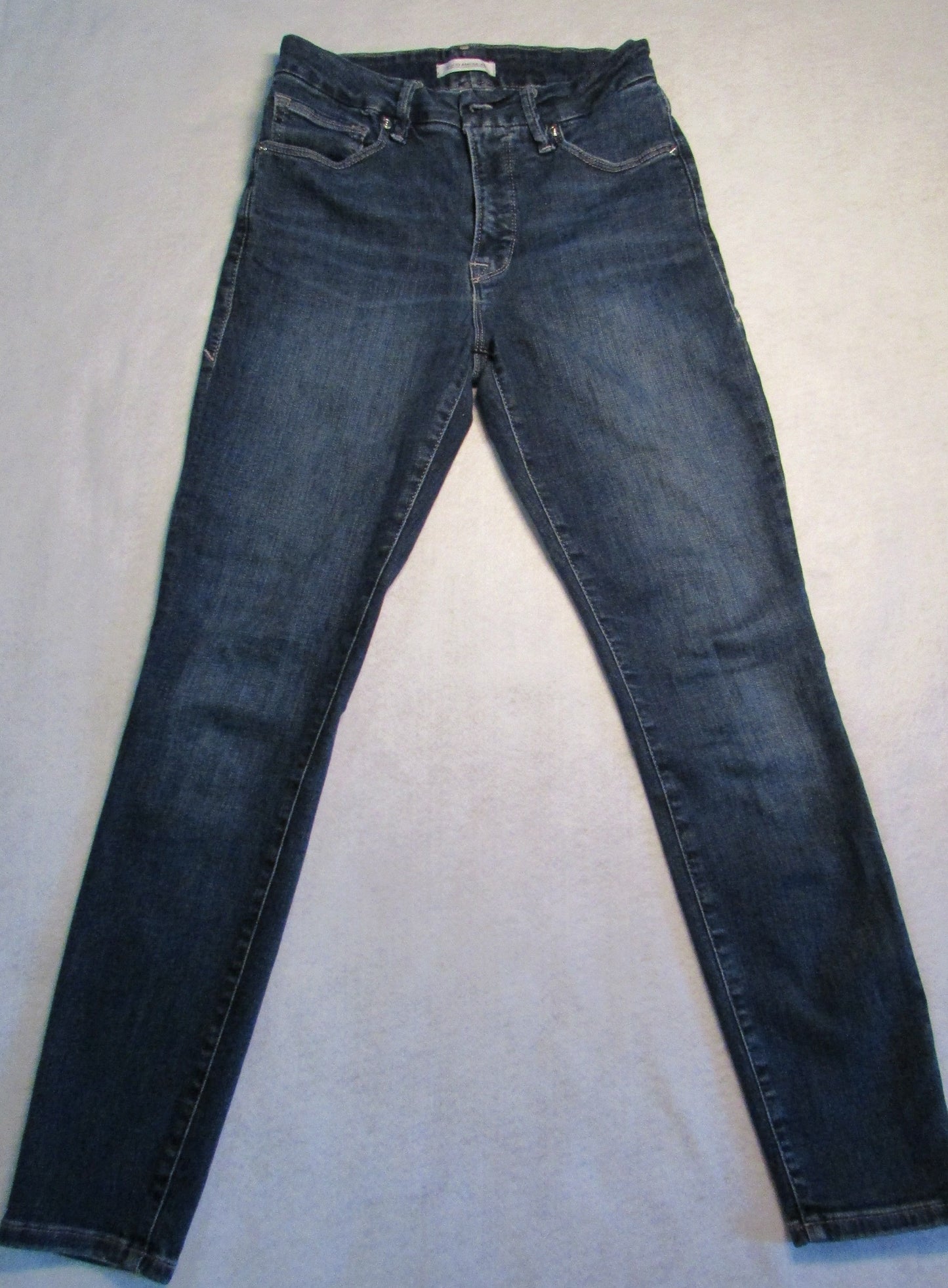 Good American Good Legs Crops Stretch Jeans - Women's size 4/27