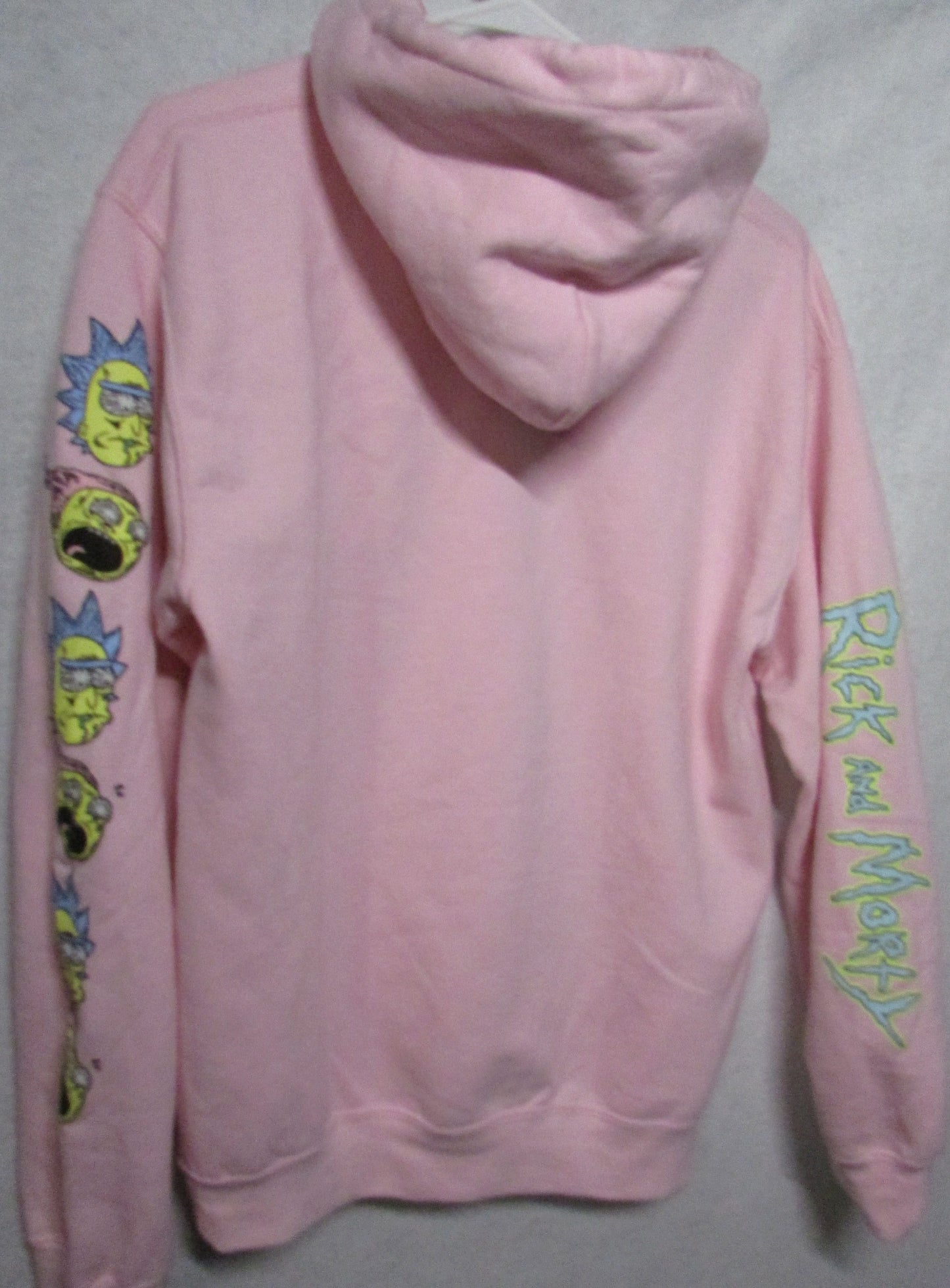 Pink Rick and Morty Hoodie Men's Size S