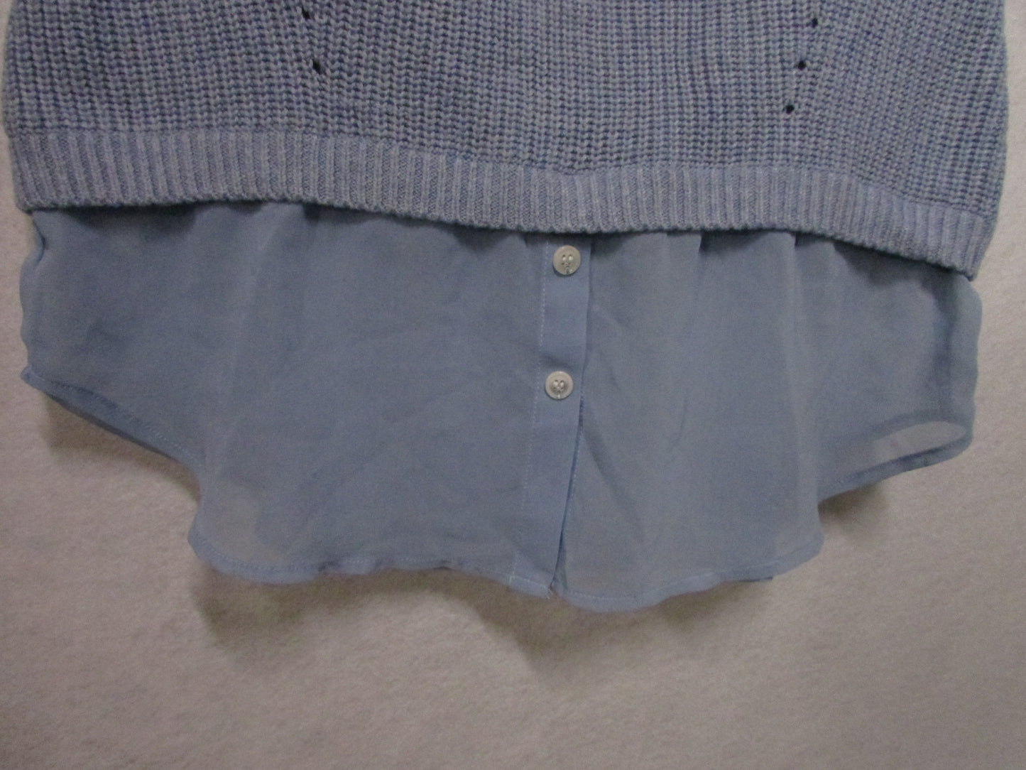 INC International ConceptsLight Blue Light Blue Sweater Women's - Size L