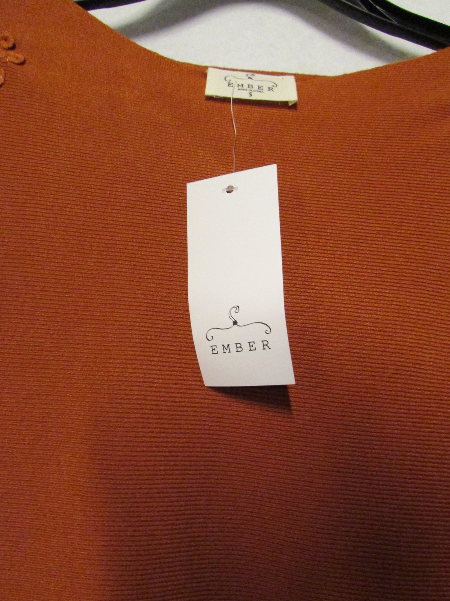 Ember Sweater with Beads NWT Women's Size S