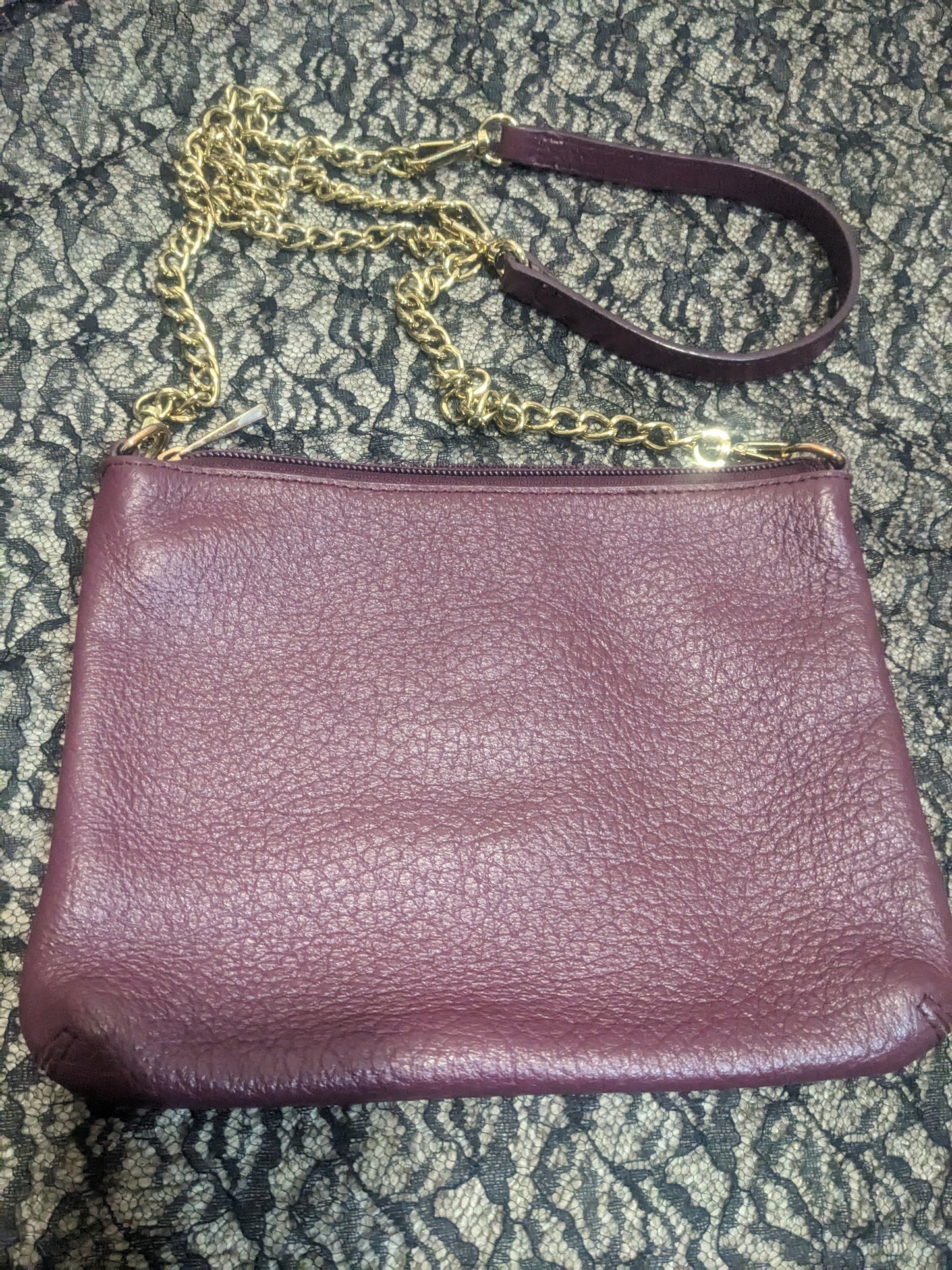 Lodis Convertible Leather Clutch Purse