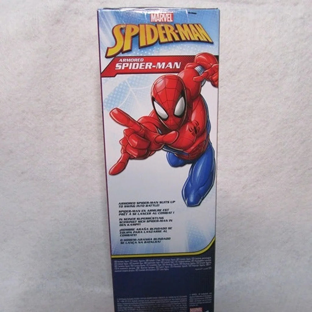 Armored Spider Man Red Action Figure