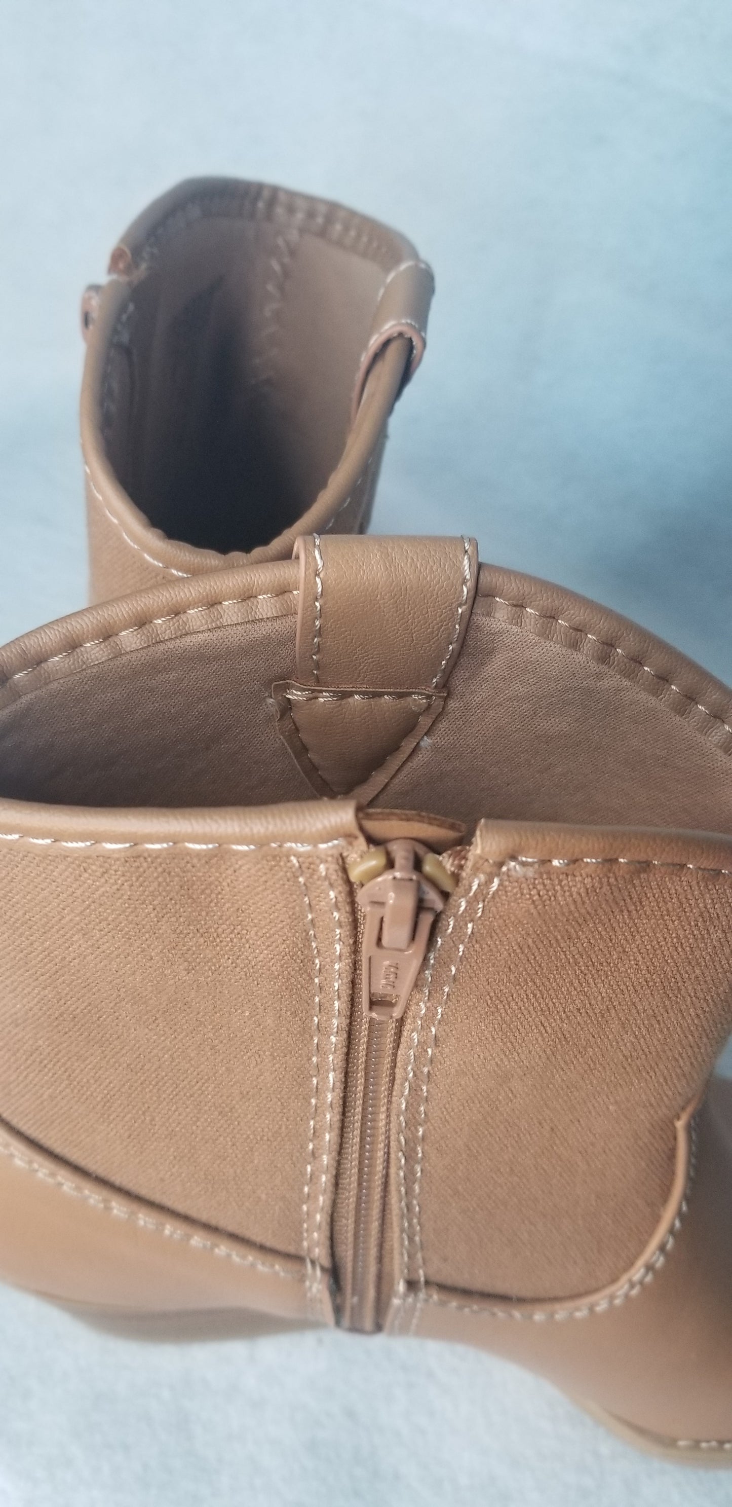 Western Style Brown Ankle Boots 8.5