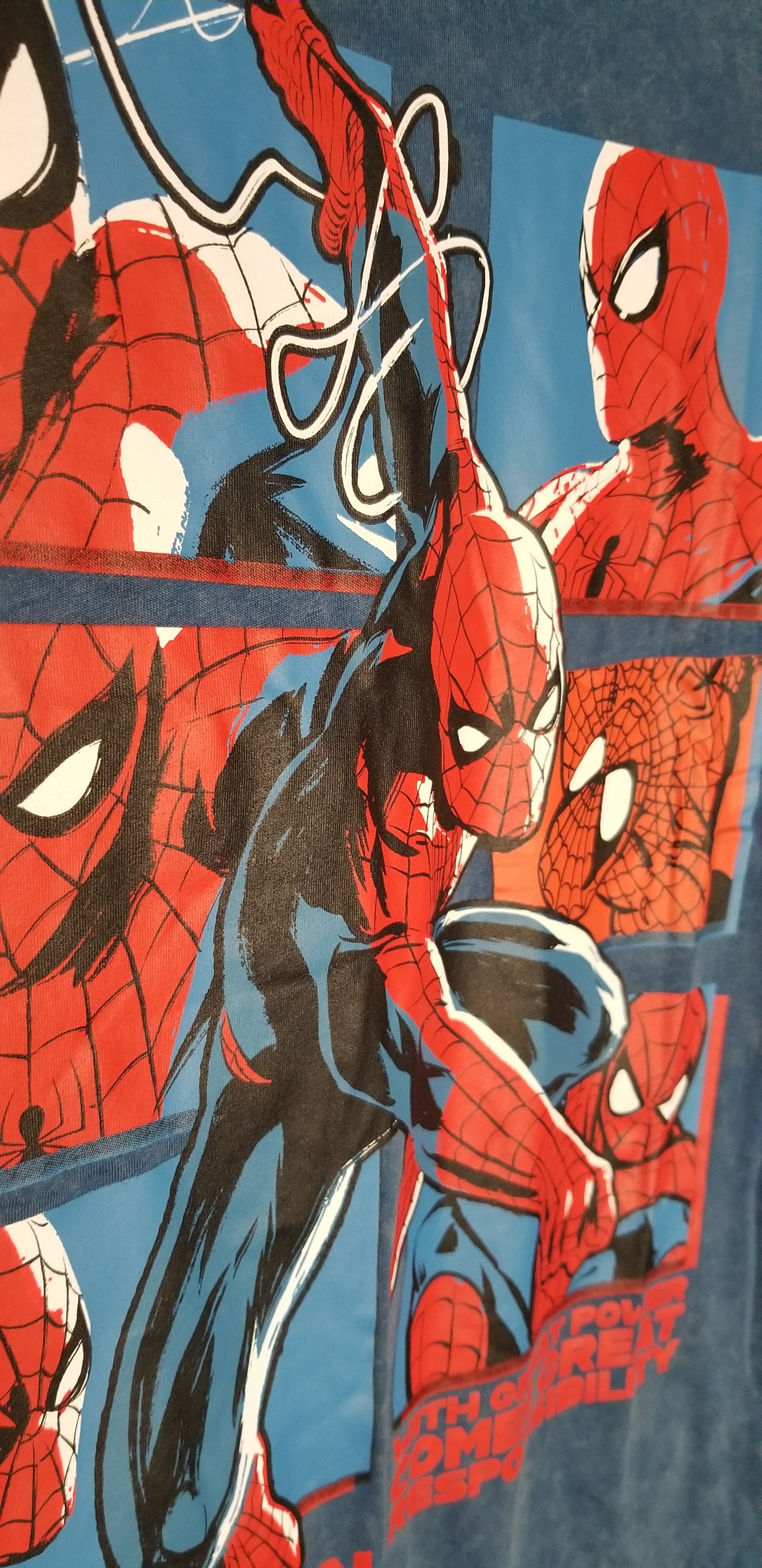 Spider Man Men's T-shirt Size