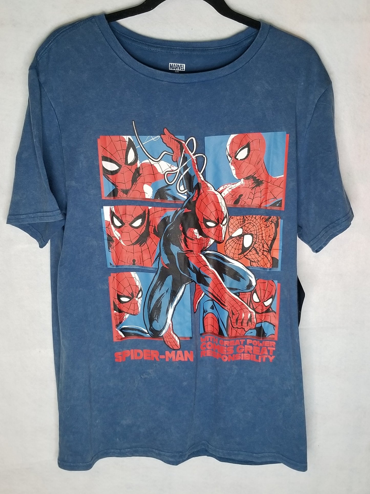 Spider Man Men's T-shirt Size