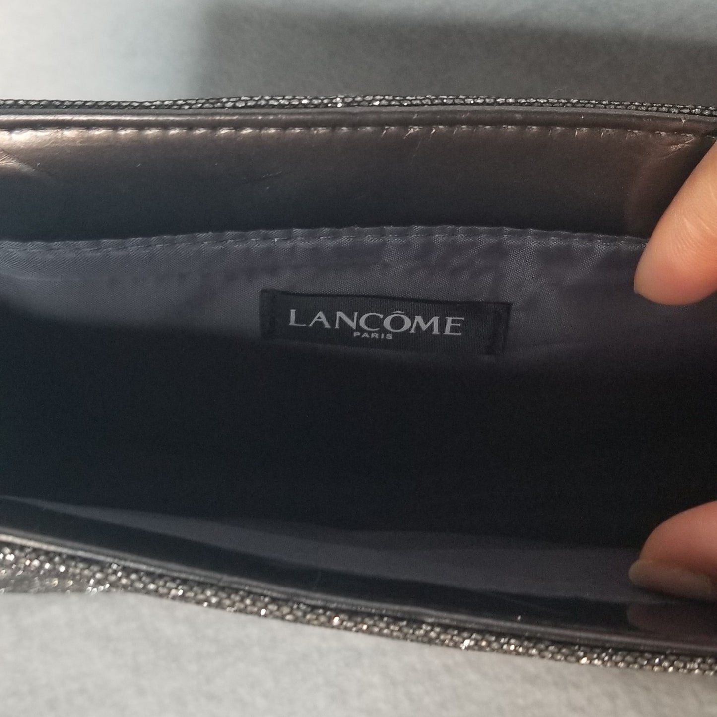 Lancome Silver Sparkle Clutch