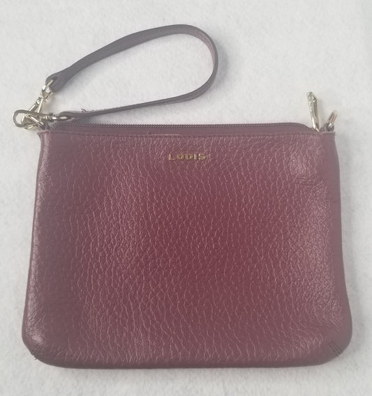 Lodis Convertible Leather Clutch Purse