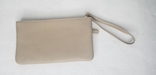 Tan wristlet