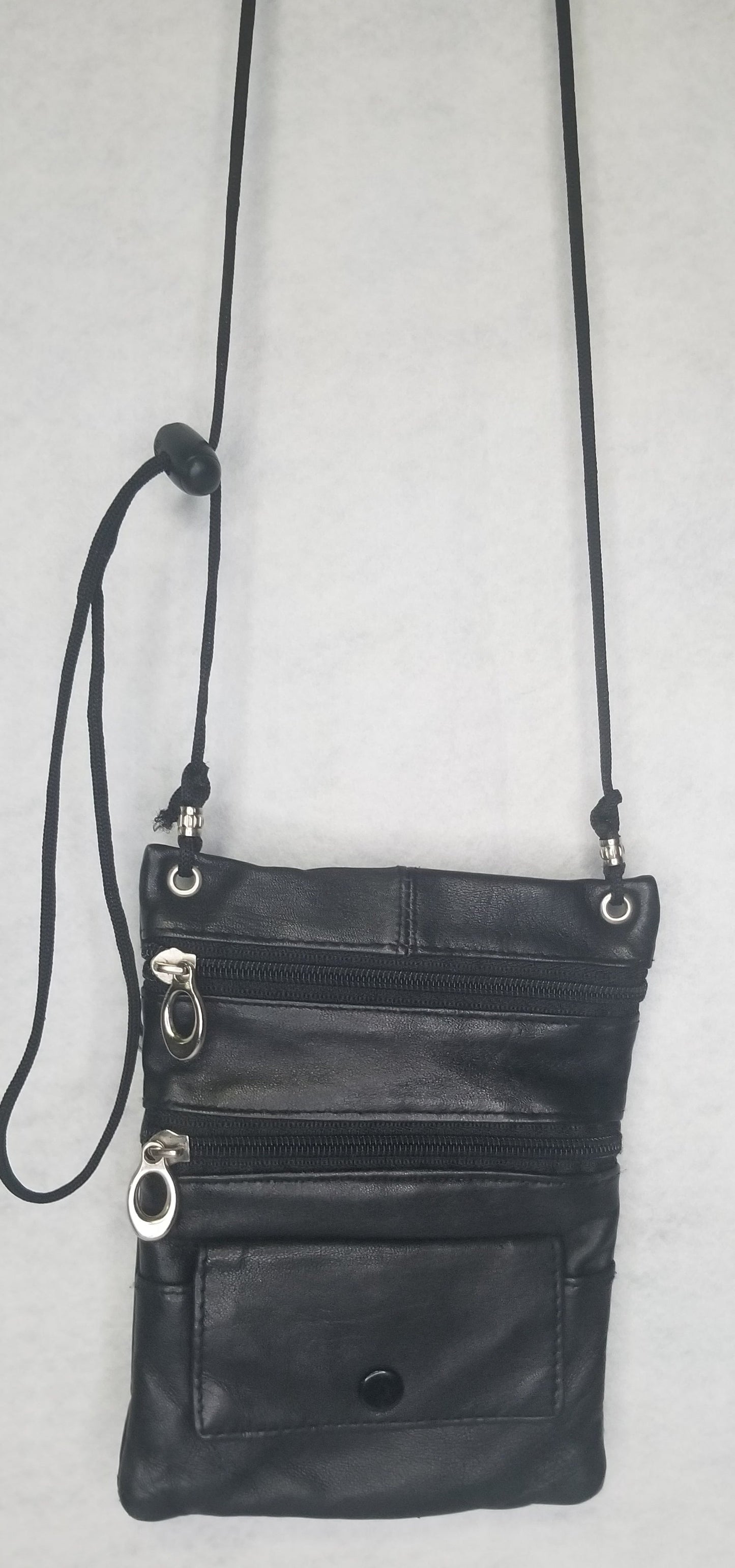 Black Leather Satchel