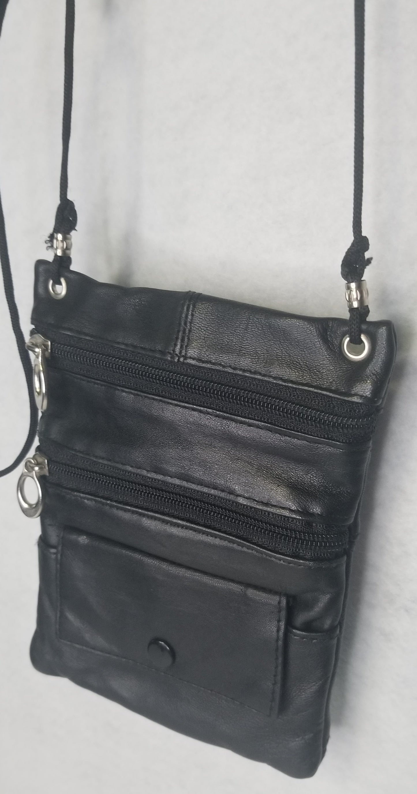 Black Leather Satchel