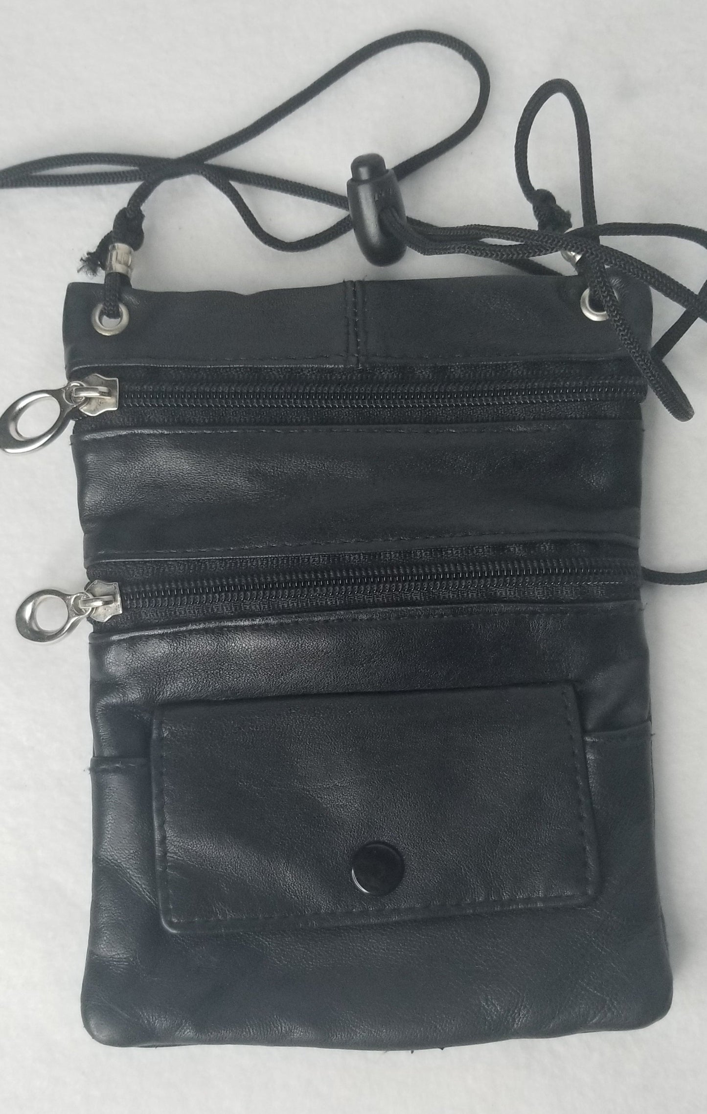 Black Leather Satchel