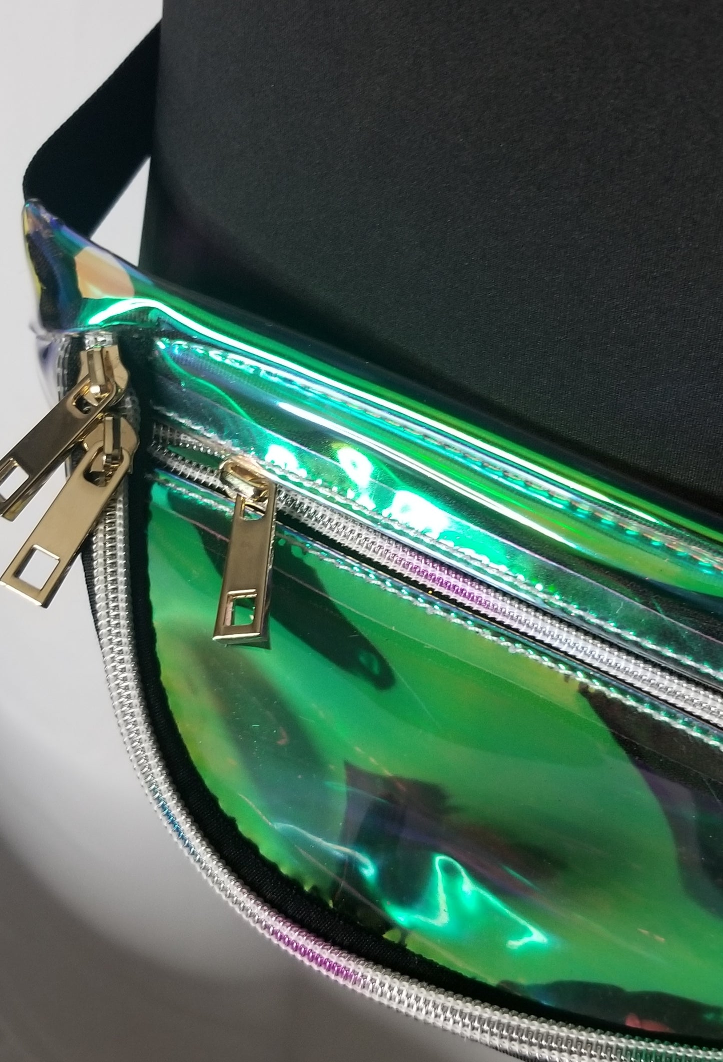 Clear Vynl Fanny Pack with Zippers