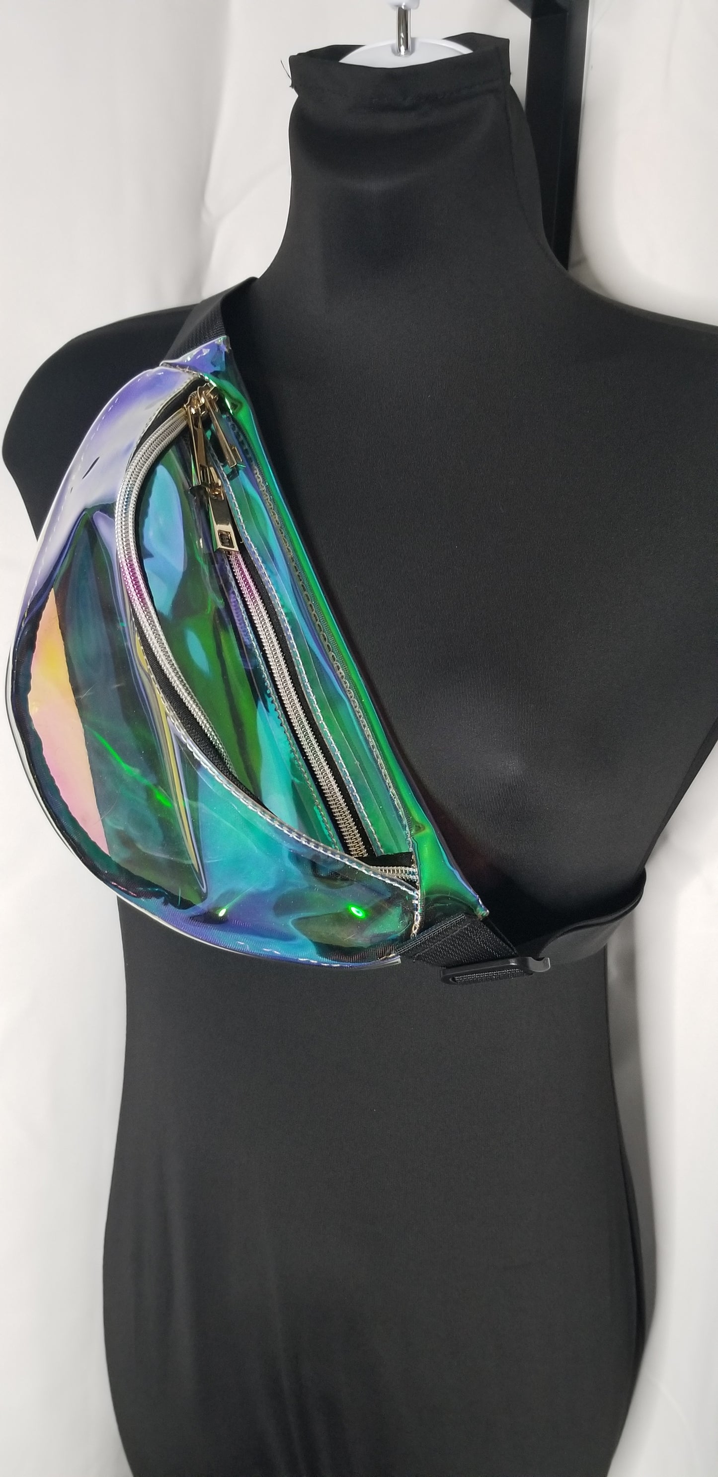 Clear Vynl Fanny Pack with Zippers