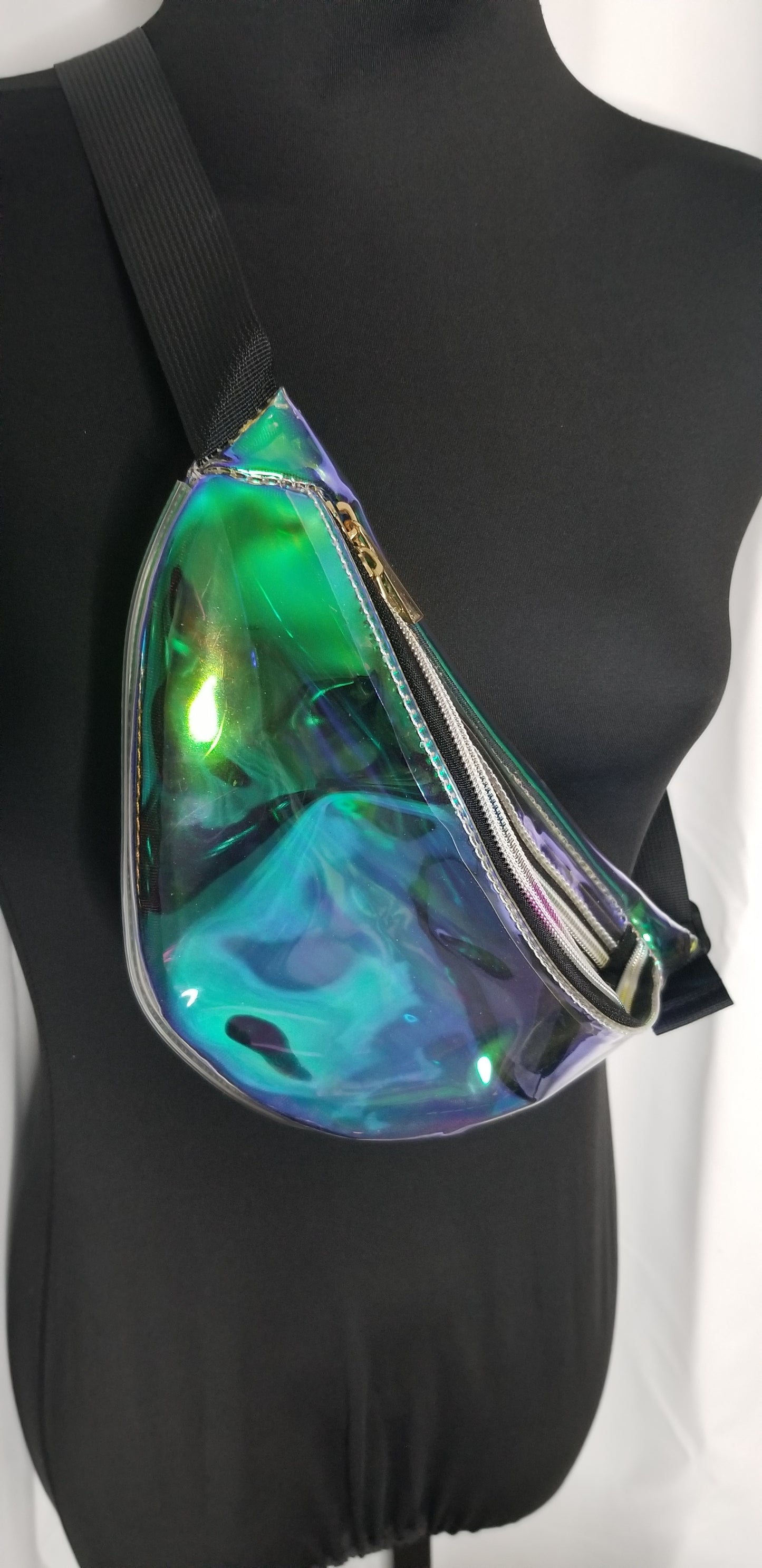 Clear Vynl Fanny Pack with Zippers