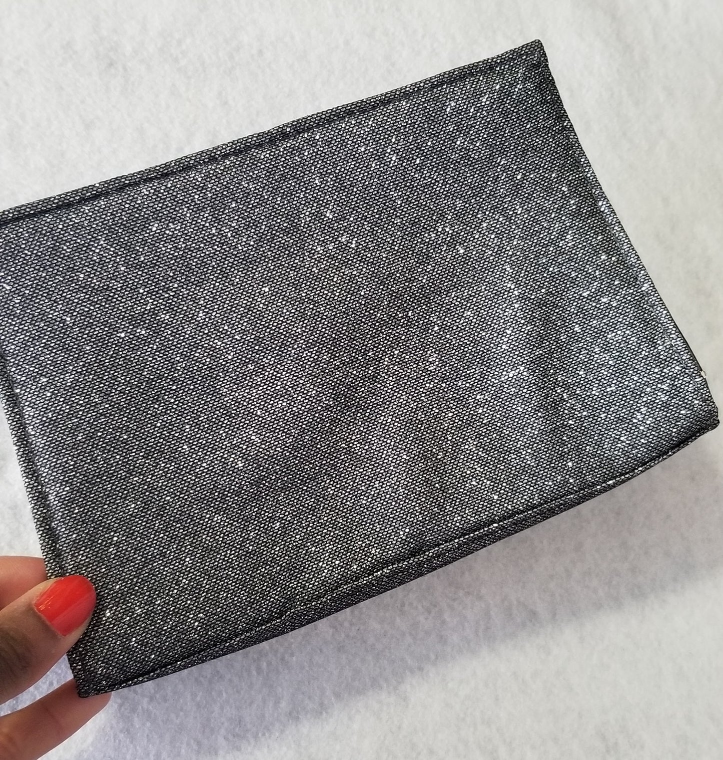 Lancome Silver Sparkle Clutch