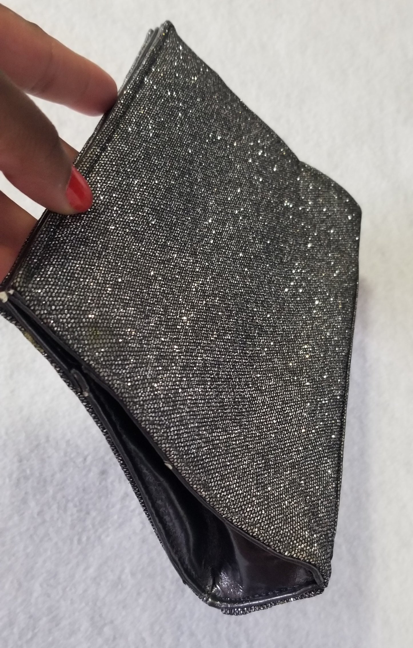 Lancome Silver Sparkle Clutch