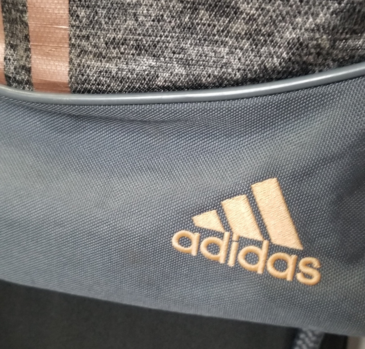 Adida's Backpack Tote with Pink stripes