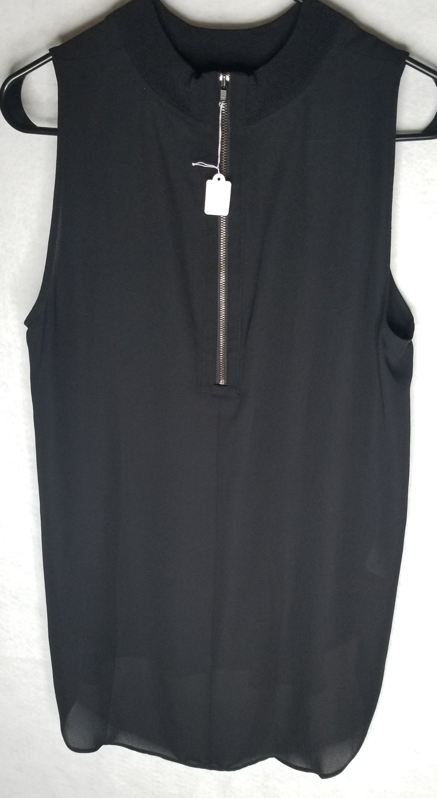 Ann Taylor LOFT Sleeveless Black Blouse Size M