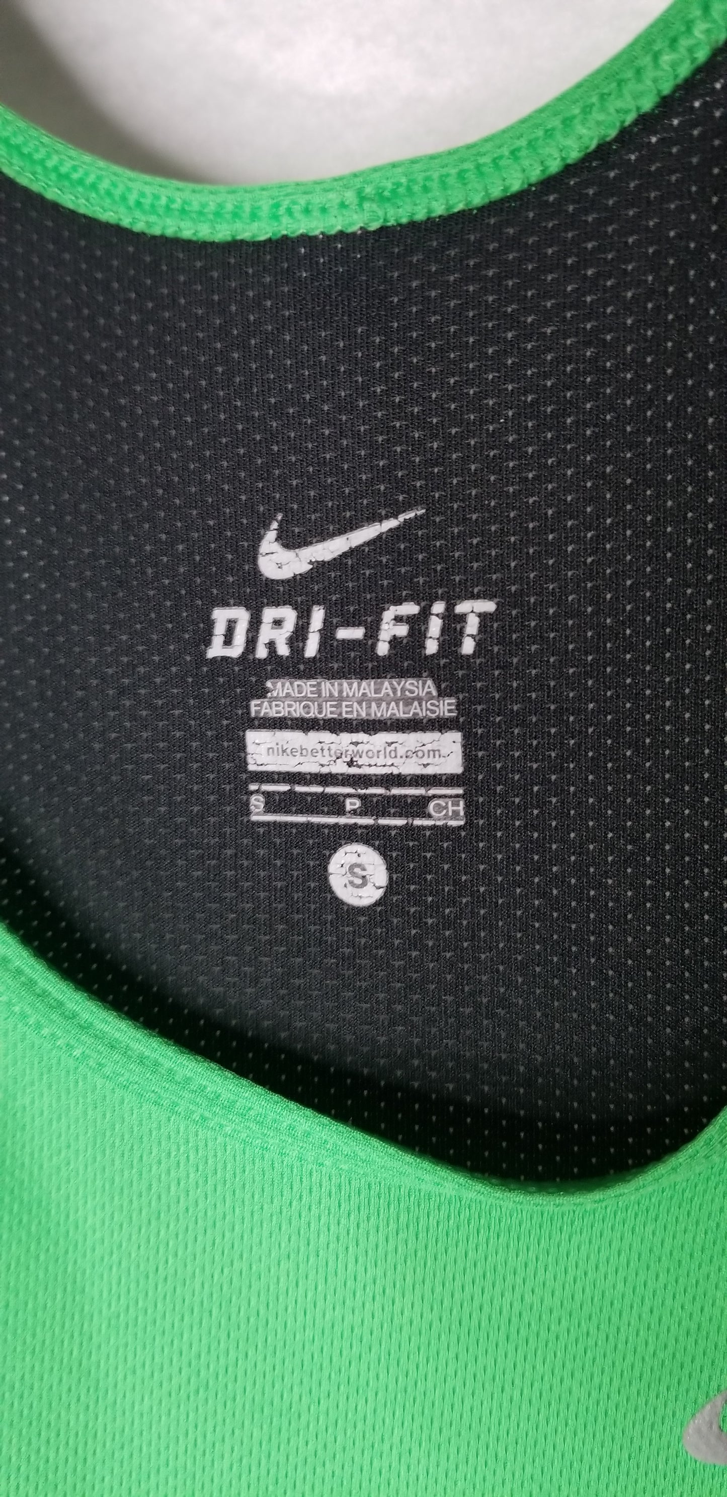 Nike Dri-Fit Green Razorback Tank Size Small