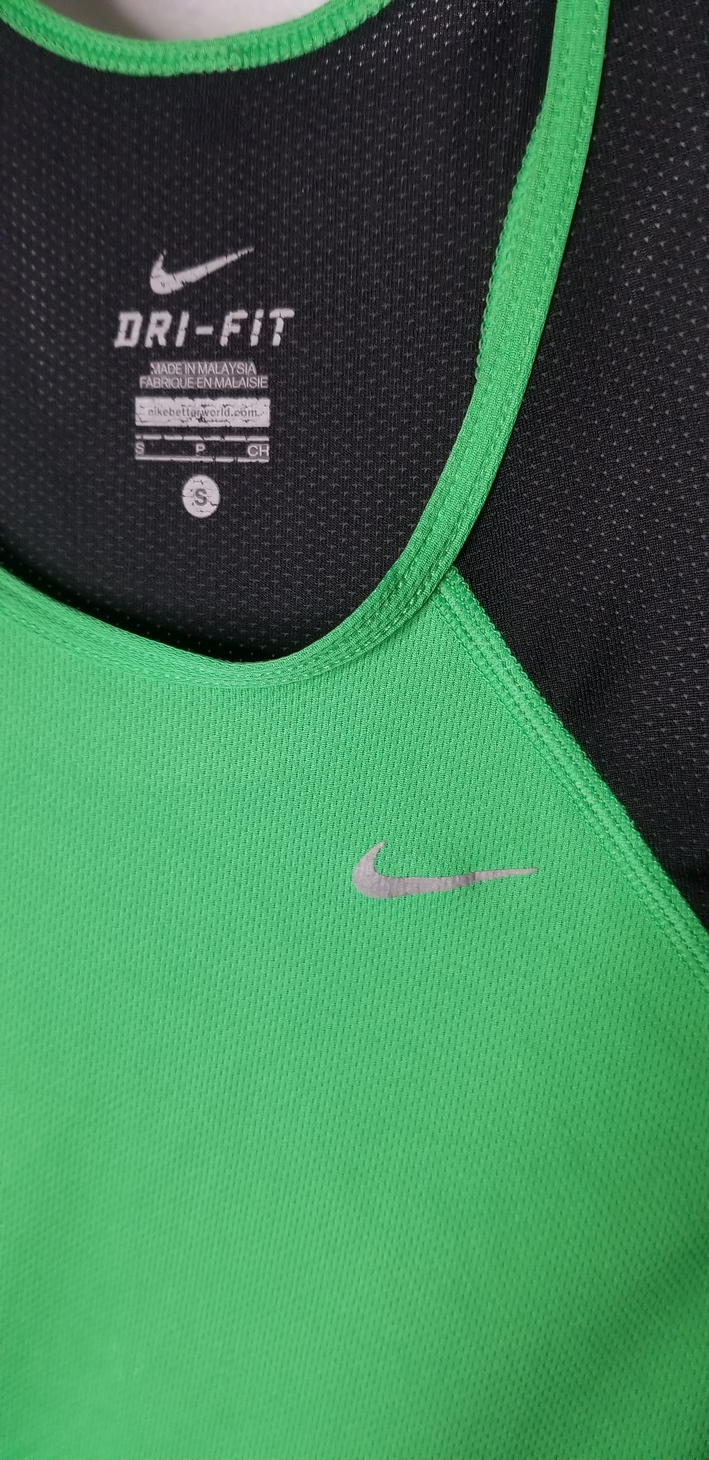 Nike Dri-Fit Green Razorback Tank Size Small