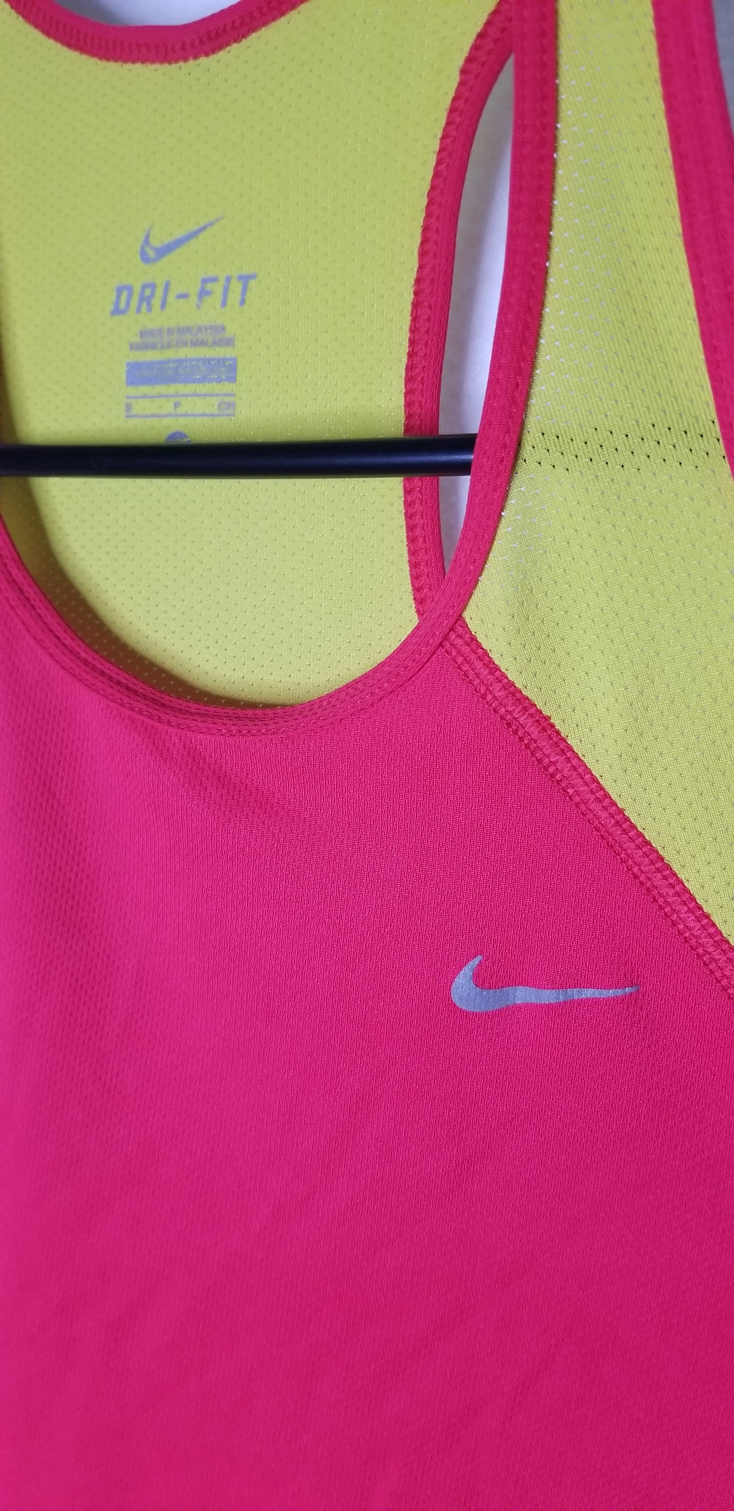 Nike Dri-Fit Razorback Tank Pink- Size Small