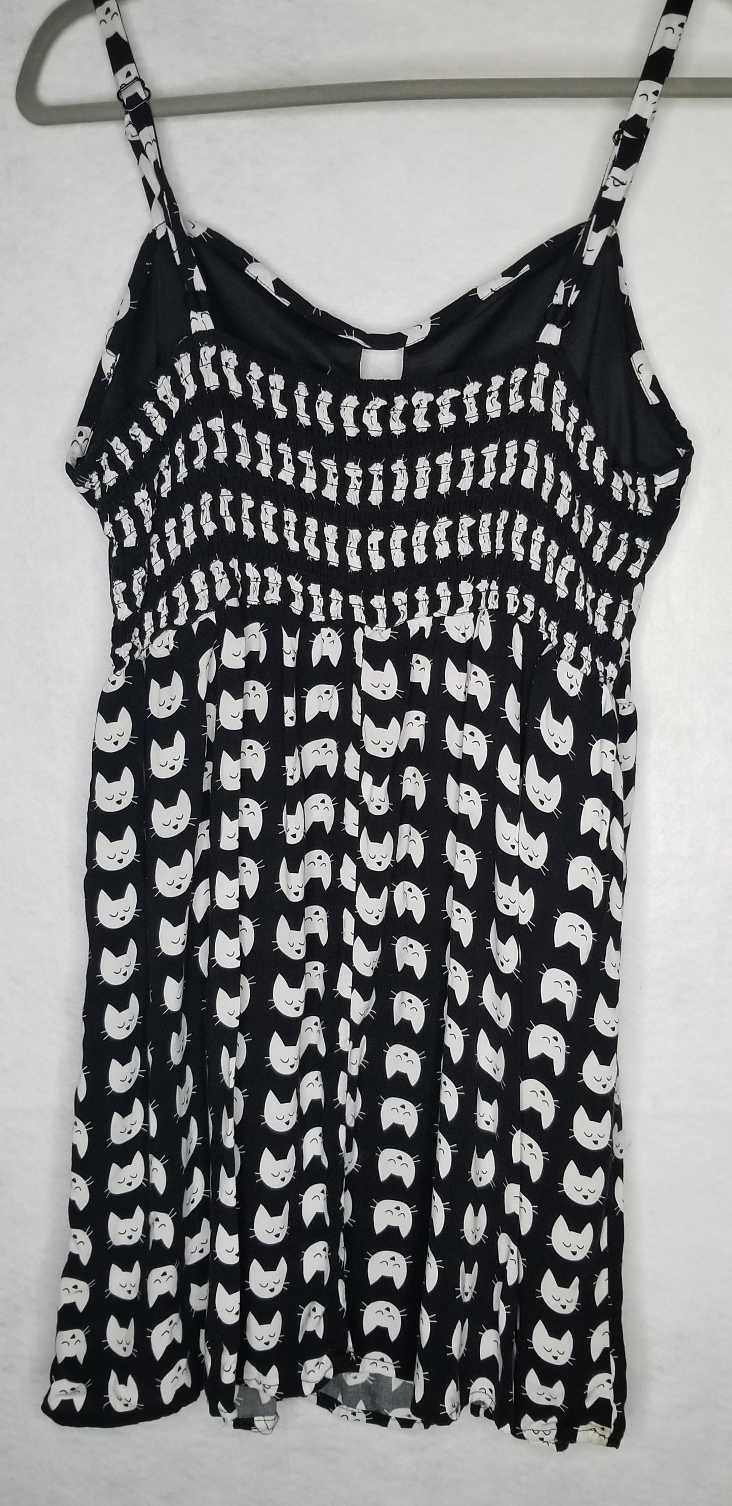 AUW Kitty Cat Dress Black and White Size 1x