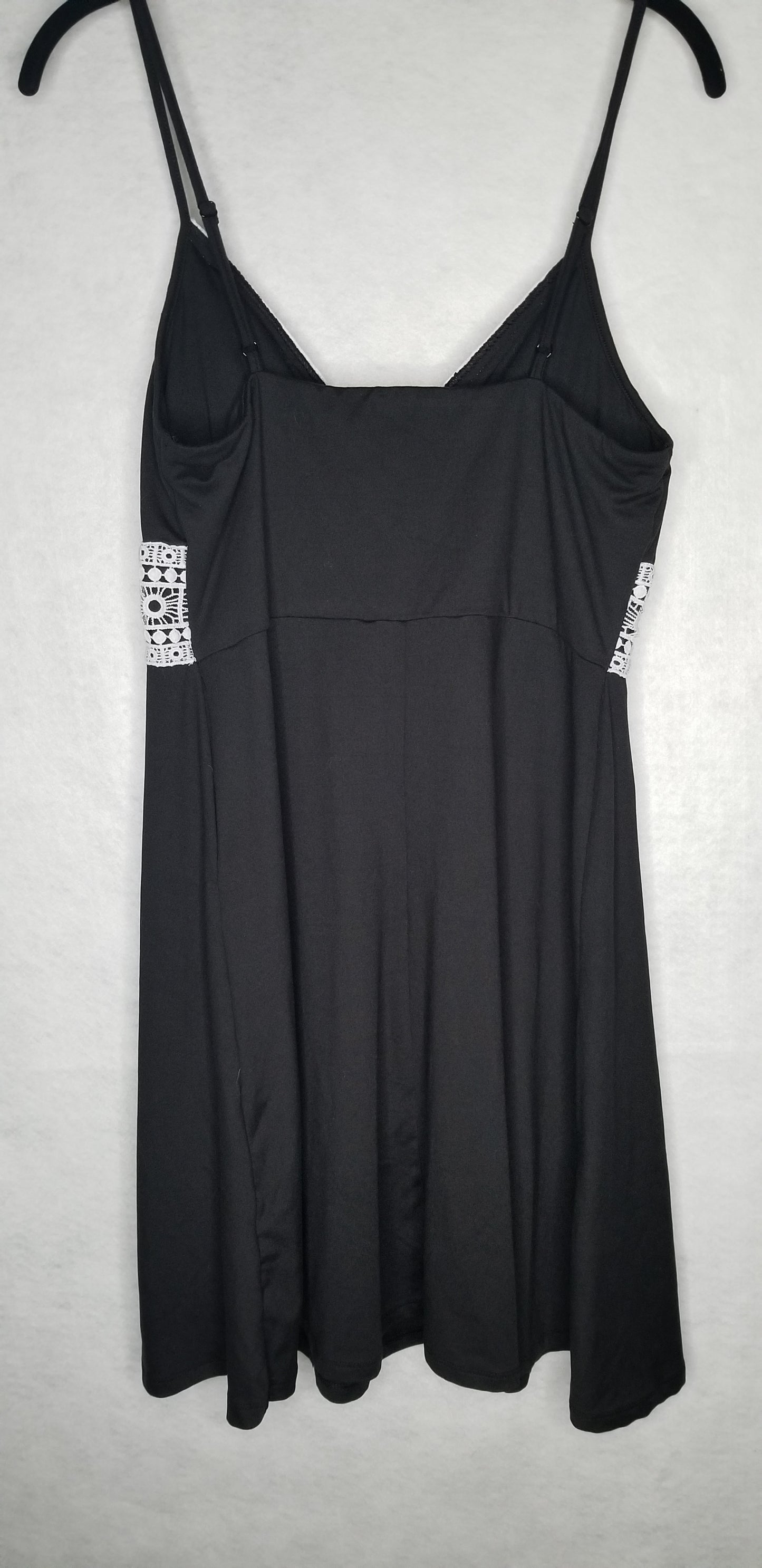 Mudd Black and White Spaghetti Strap Dress