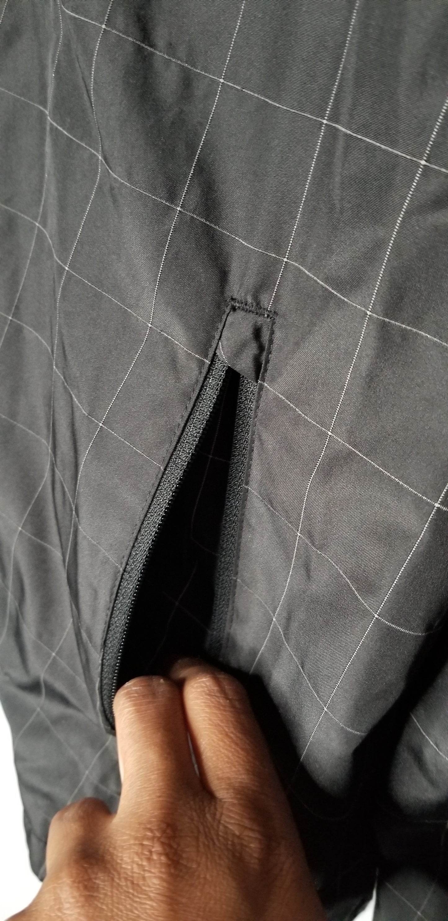 Nike Running Plaid Jacket Size M