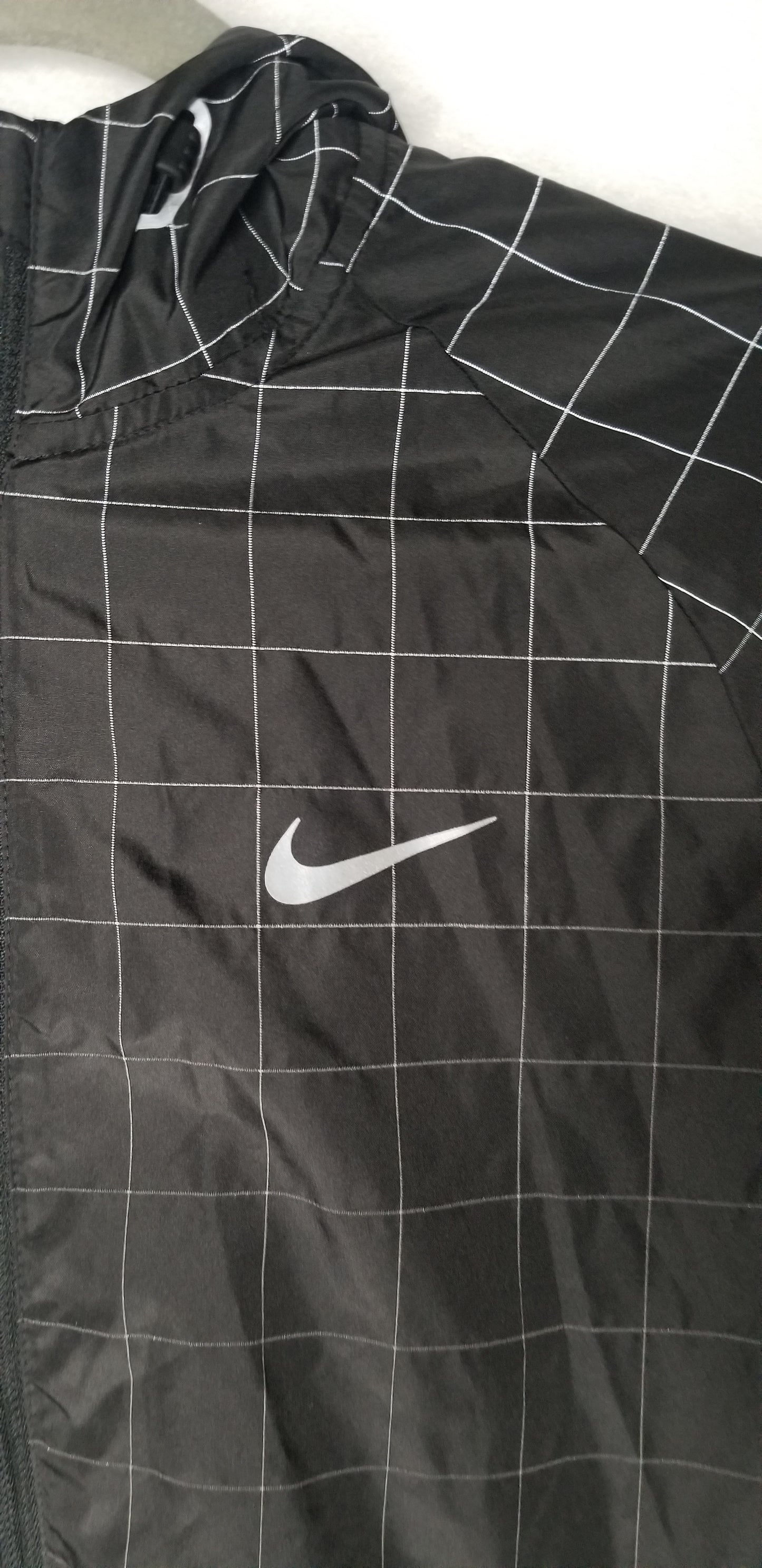 Nike Running Plaid Jacket Size M
