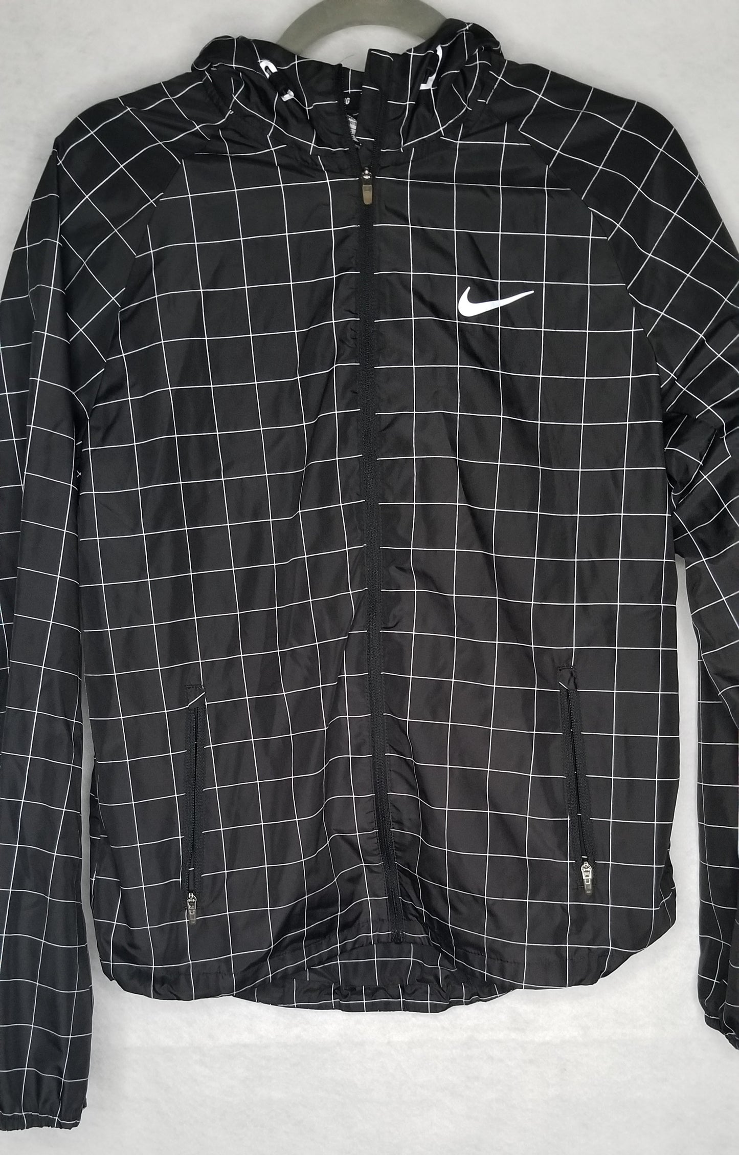 Nike Running Plaid Jacket Size M