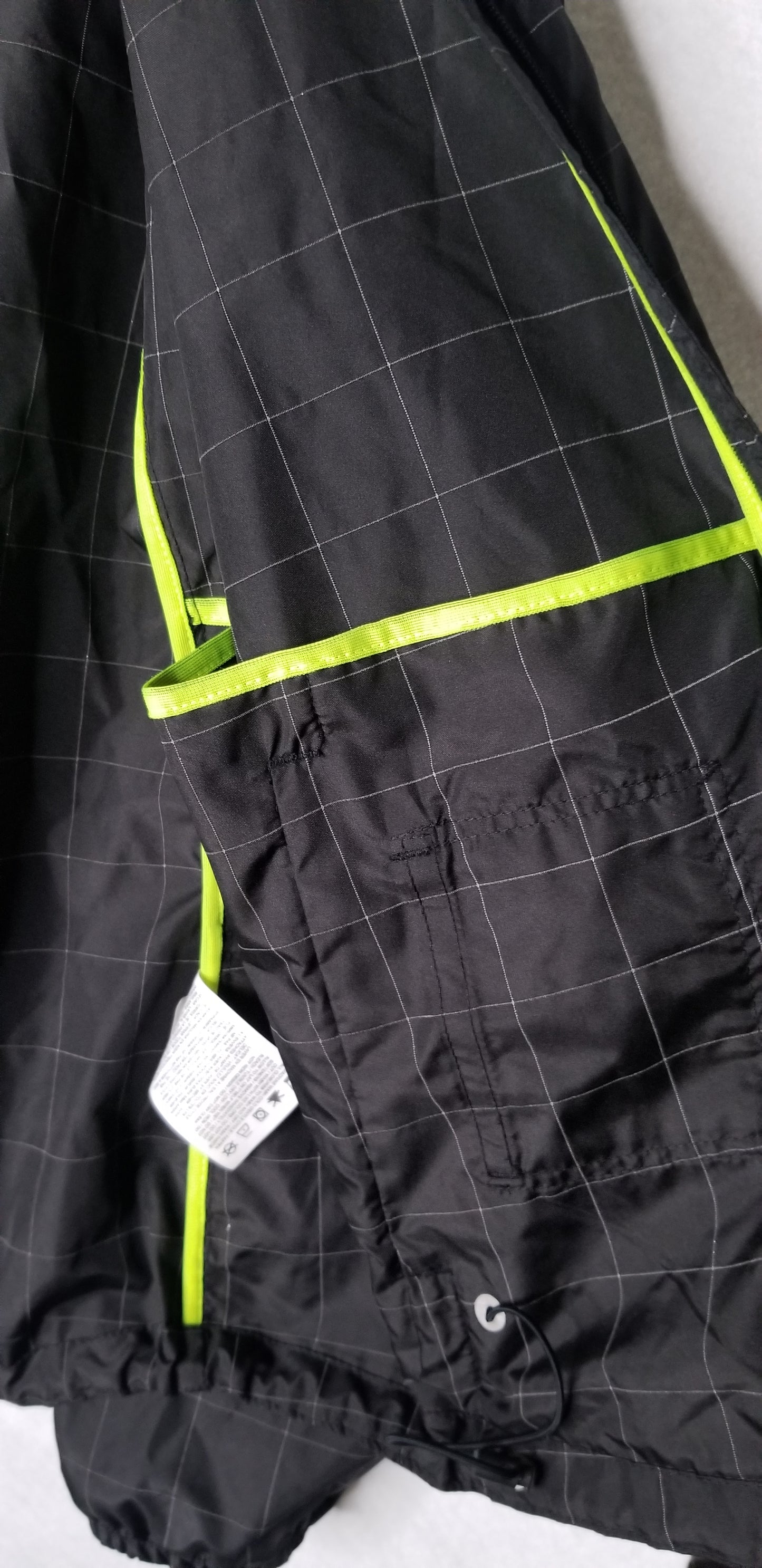 Nike Running Plaid Jacket Size M