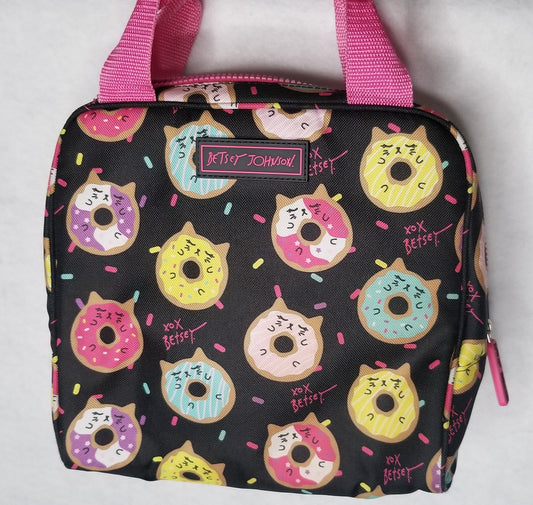 Betsy Johnson Thermal Lunchbox with Donuts