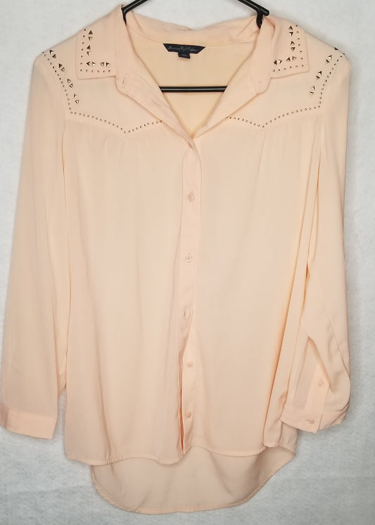 American Eagle Peach Blouse - Size M