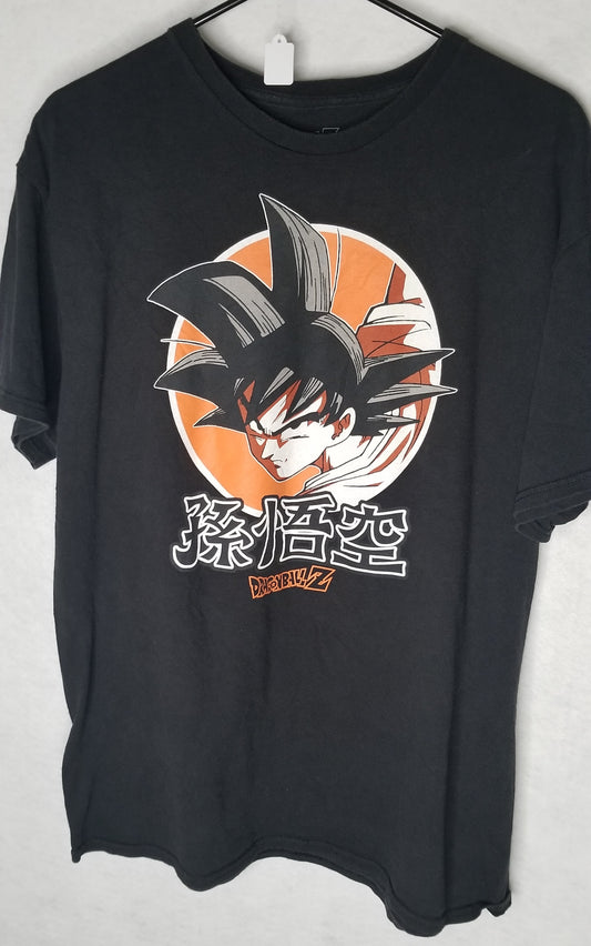 Dragonball Z Goku Orange and Black Tee Size L