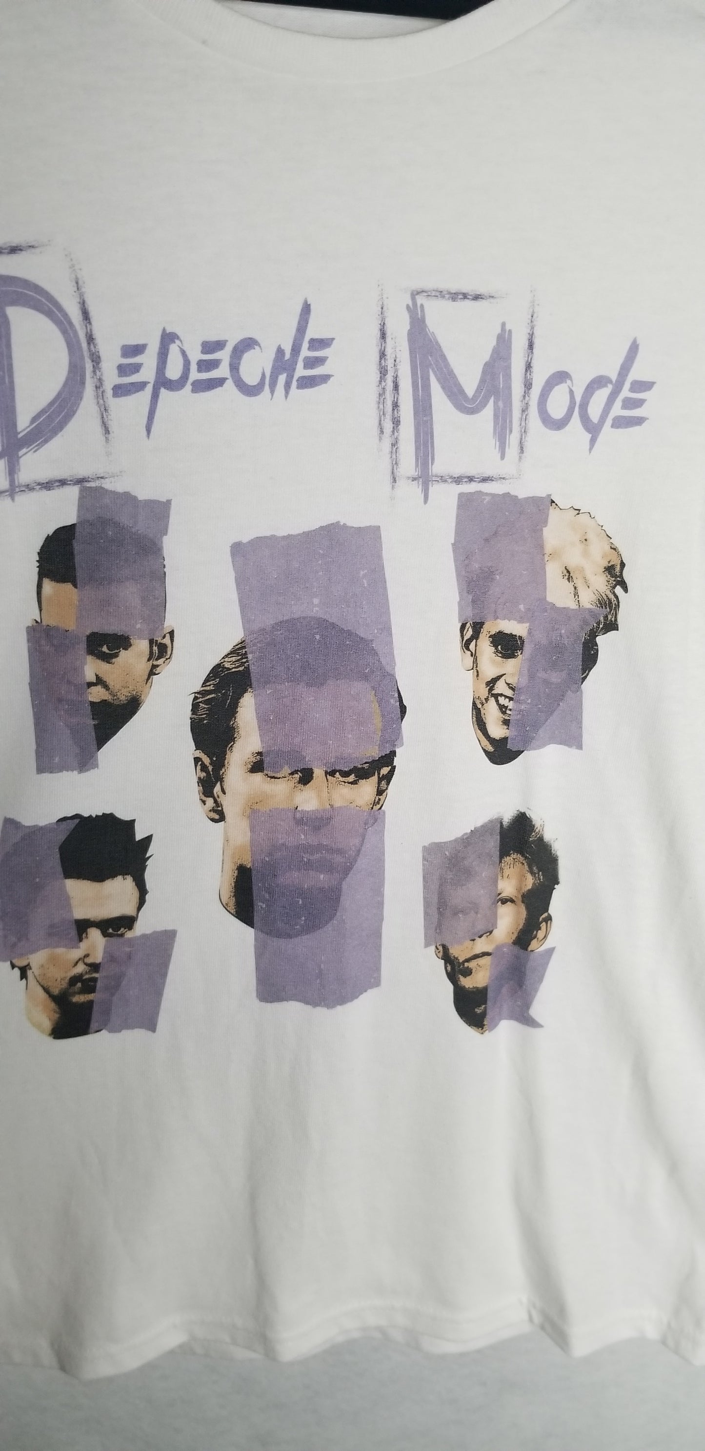 Depeche Mode White Band T-shirt Size Small