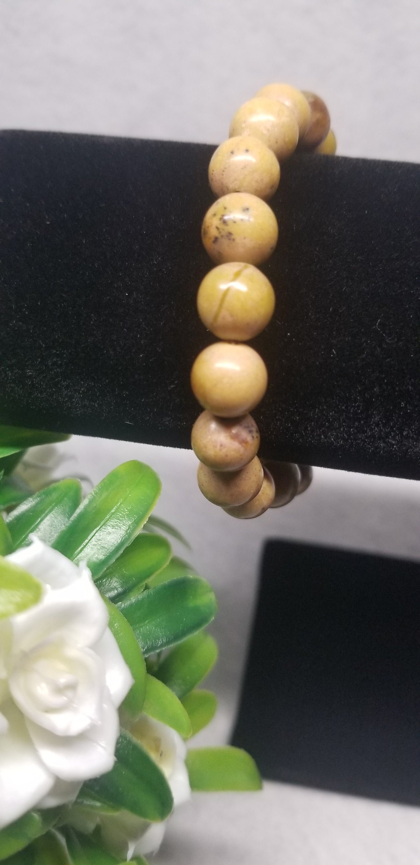 Light Brown Beaded Bracelet