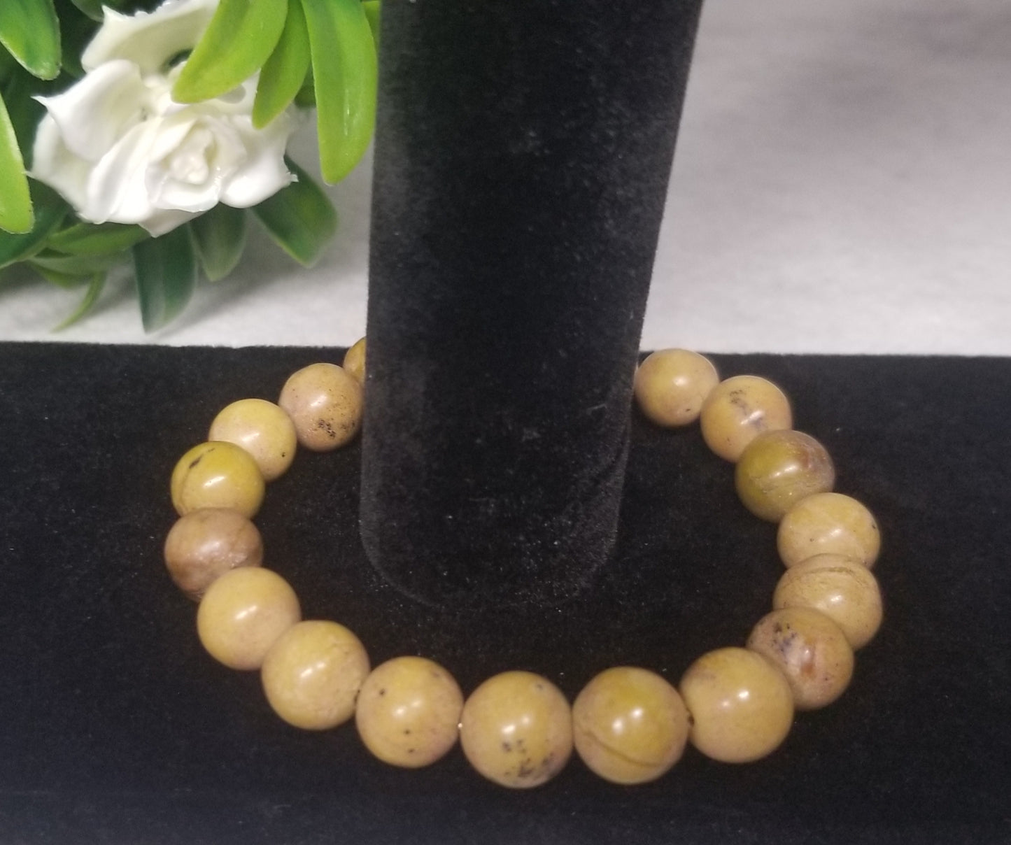 Light Brown Beaded Bracelet