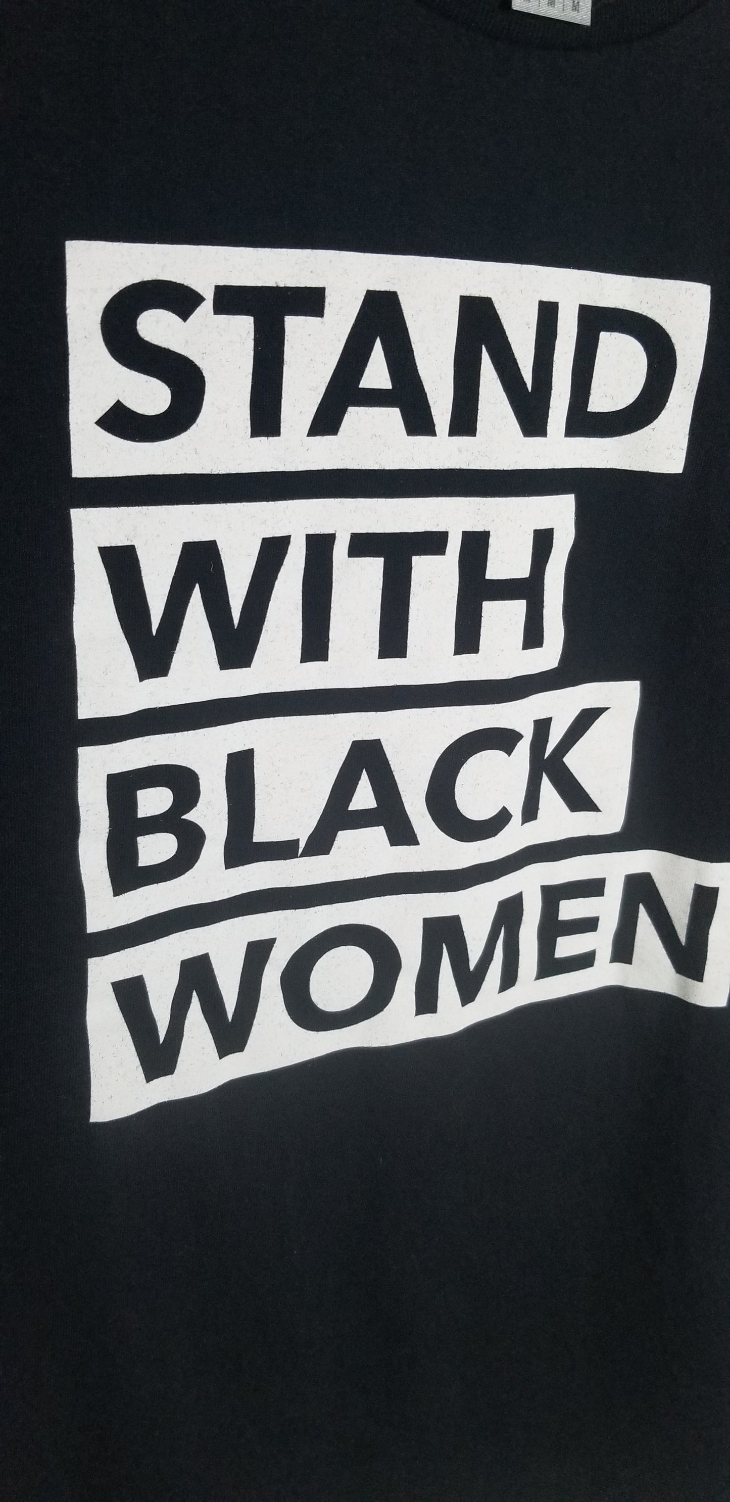 Stand with Black Women T-shirt Size M
