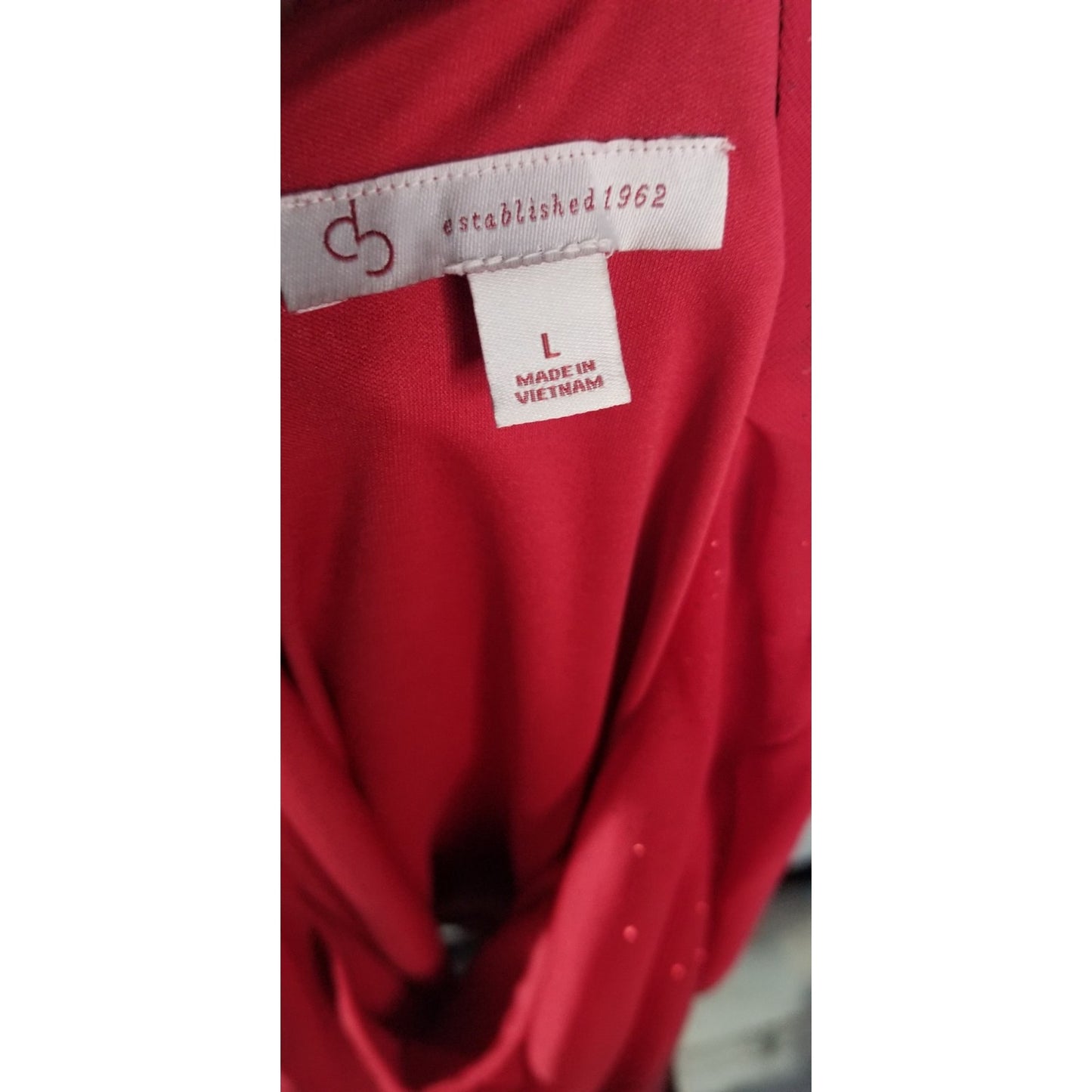 DB Established 1962 Red Women's Blouse Size L