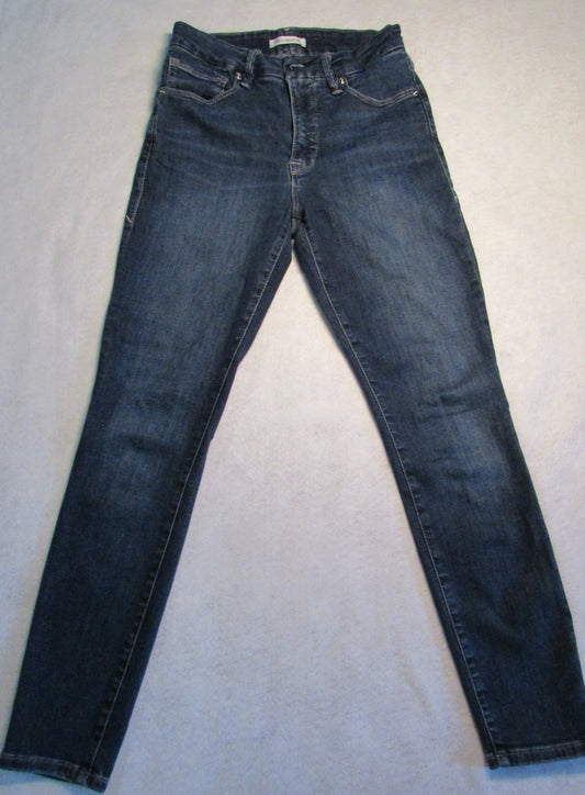 Good American Good Legs Crops  Stretch Jeans - Women's size  4/27