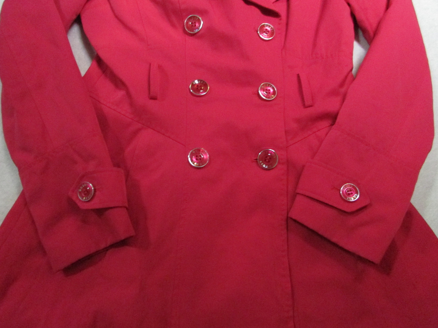 Pink Guess Jacket- Women's Size S (PXS/PTP)