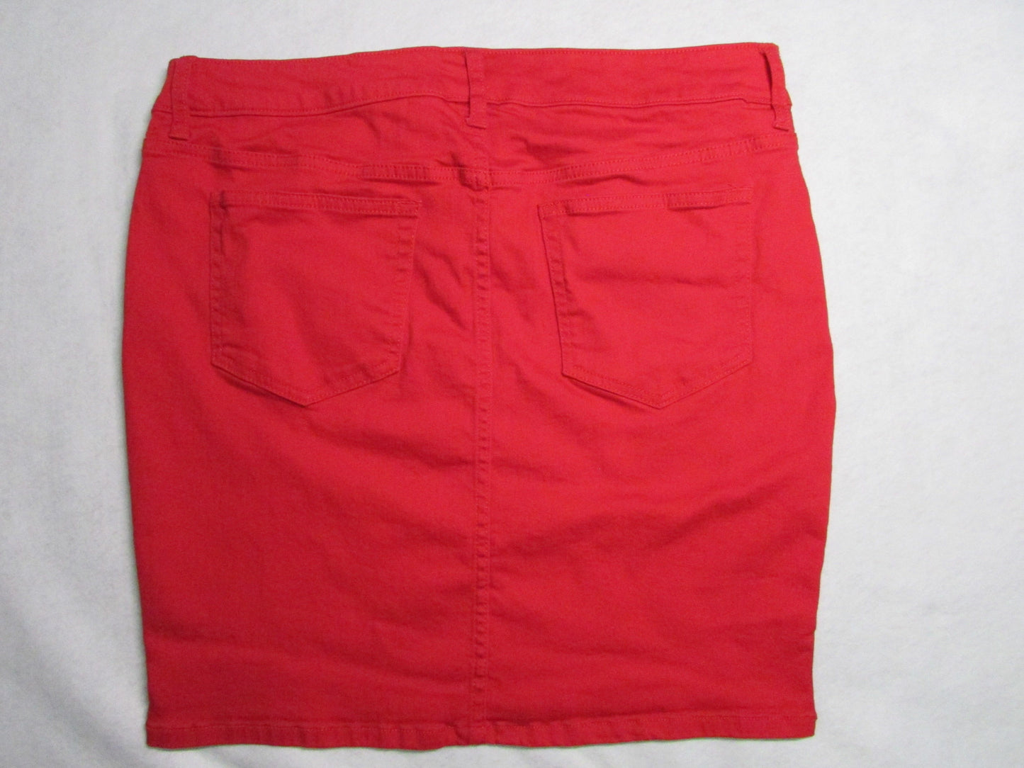 Torrid Red Stretch Denim Skirt - Women's Size 12