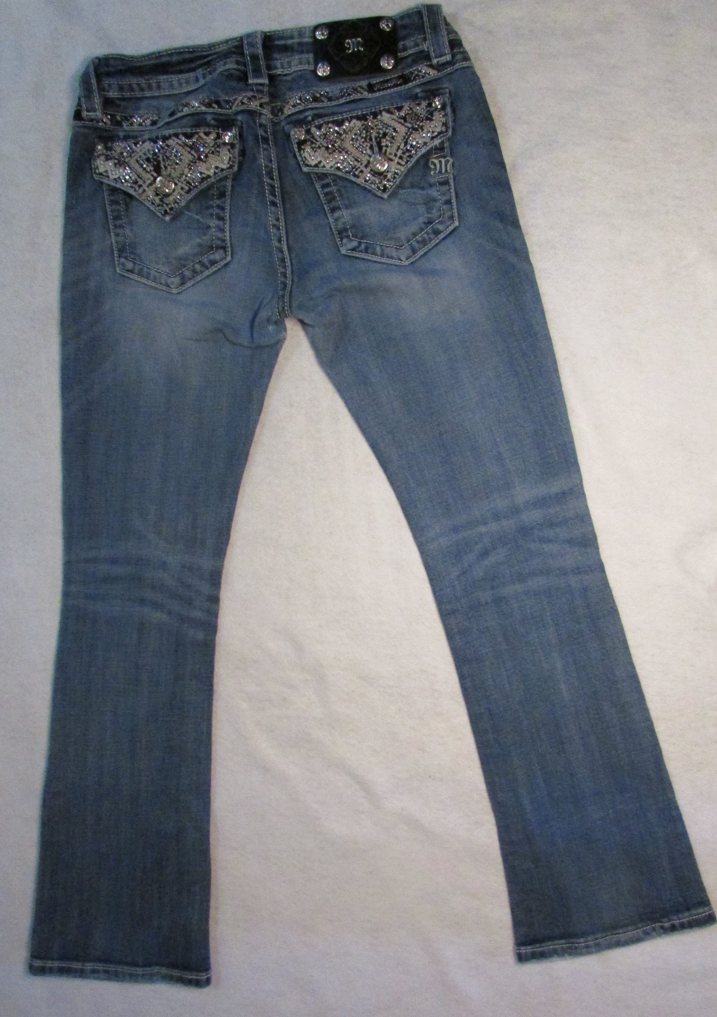 Miss Me Signature Boot Vintage Denim Jeans - Women's size 28